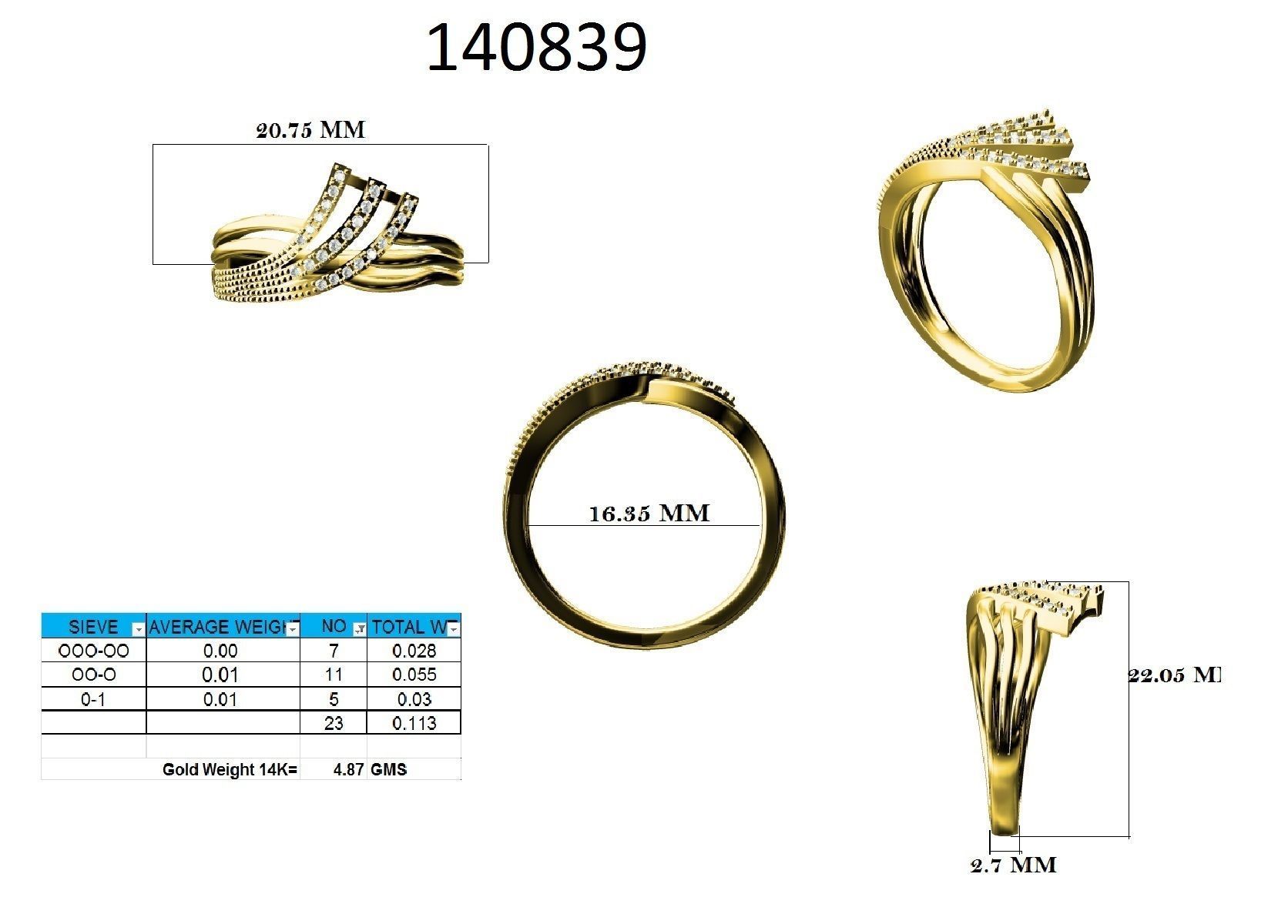 Ring - 140839 3D print model_12