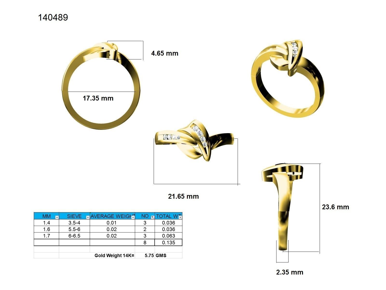 Ring - 140489 3D print model_12