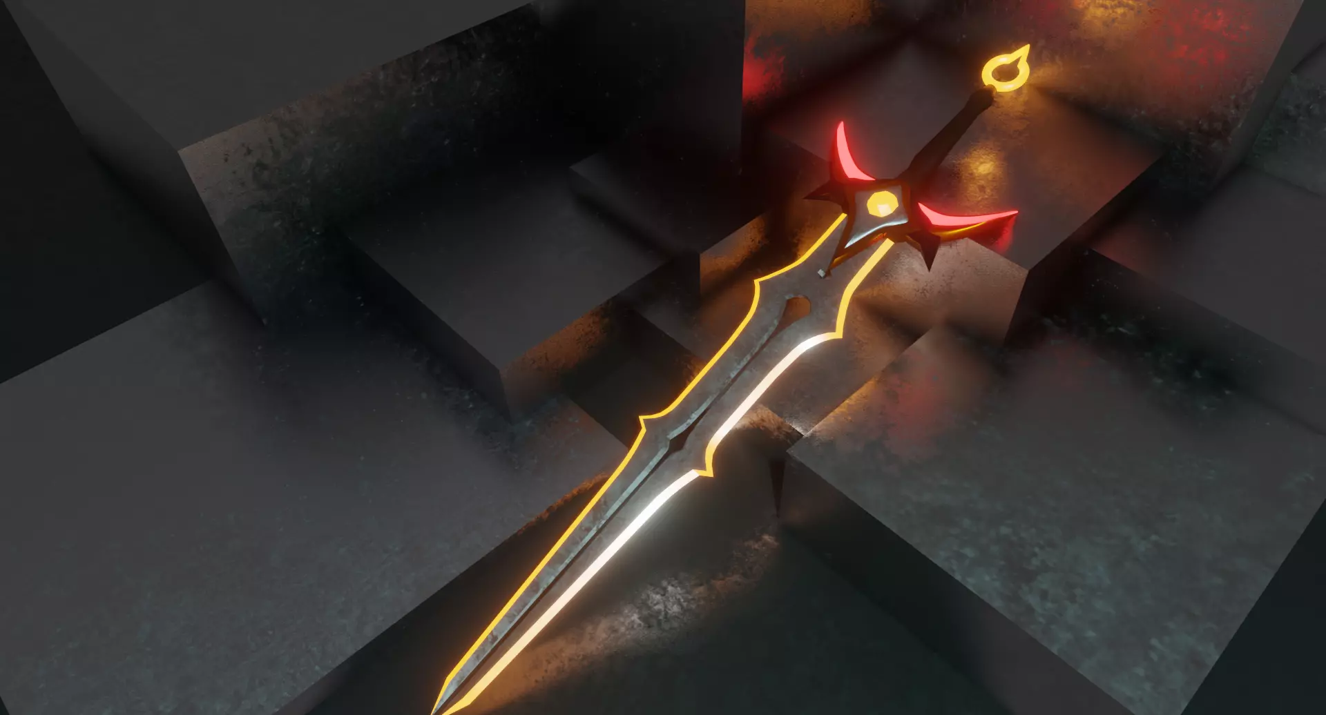 GlowSword sword Free 3D model