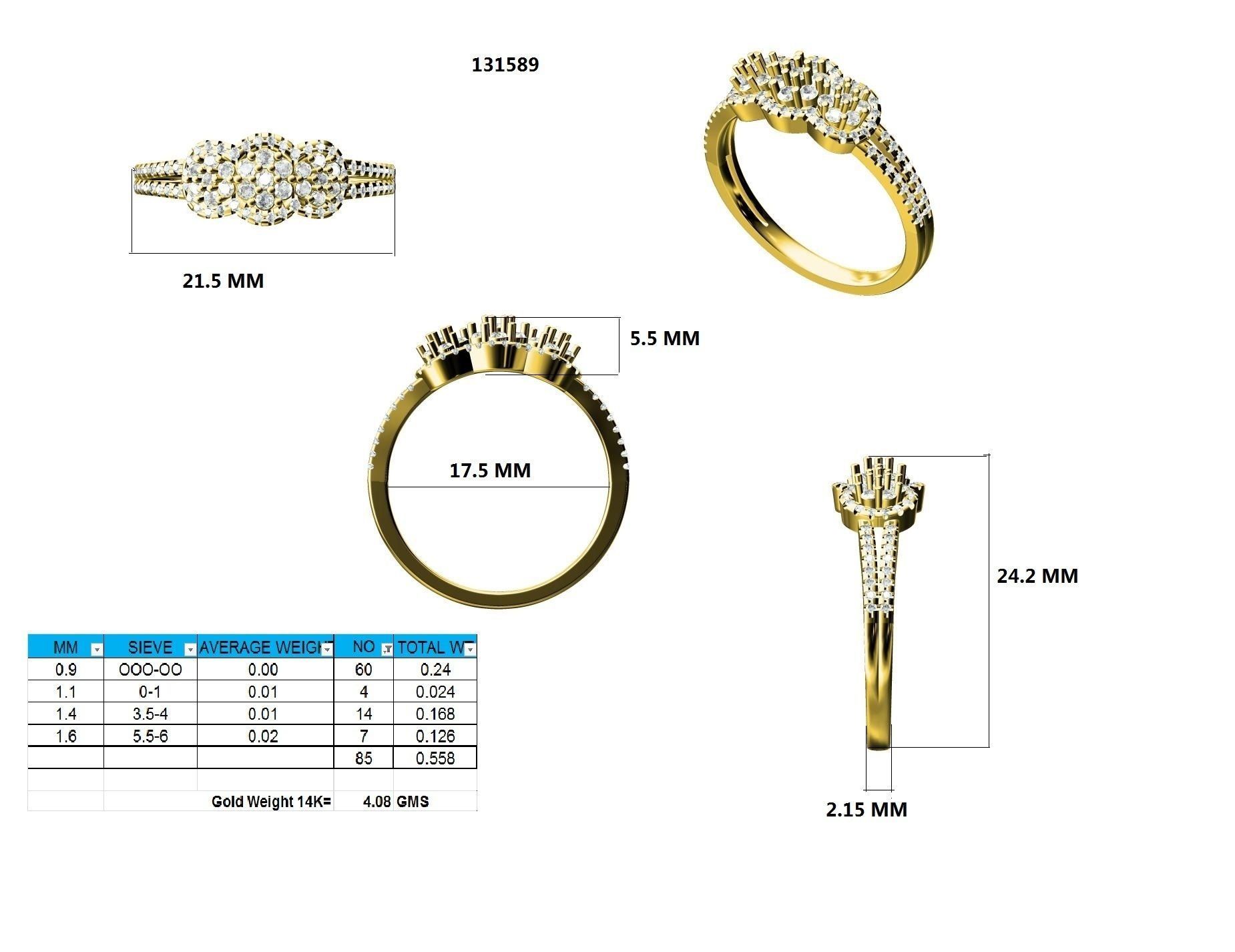 Ring - 131589 3D print model_12