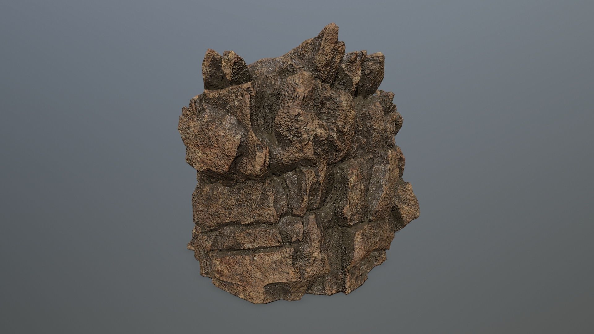 desert rocks  Low-poly 3D model_18