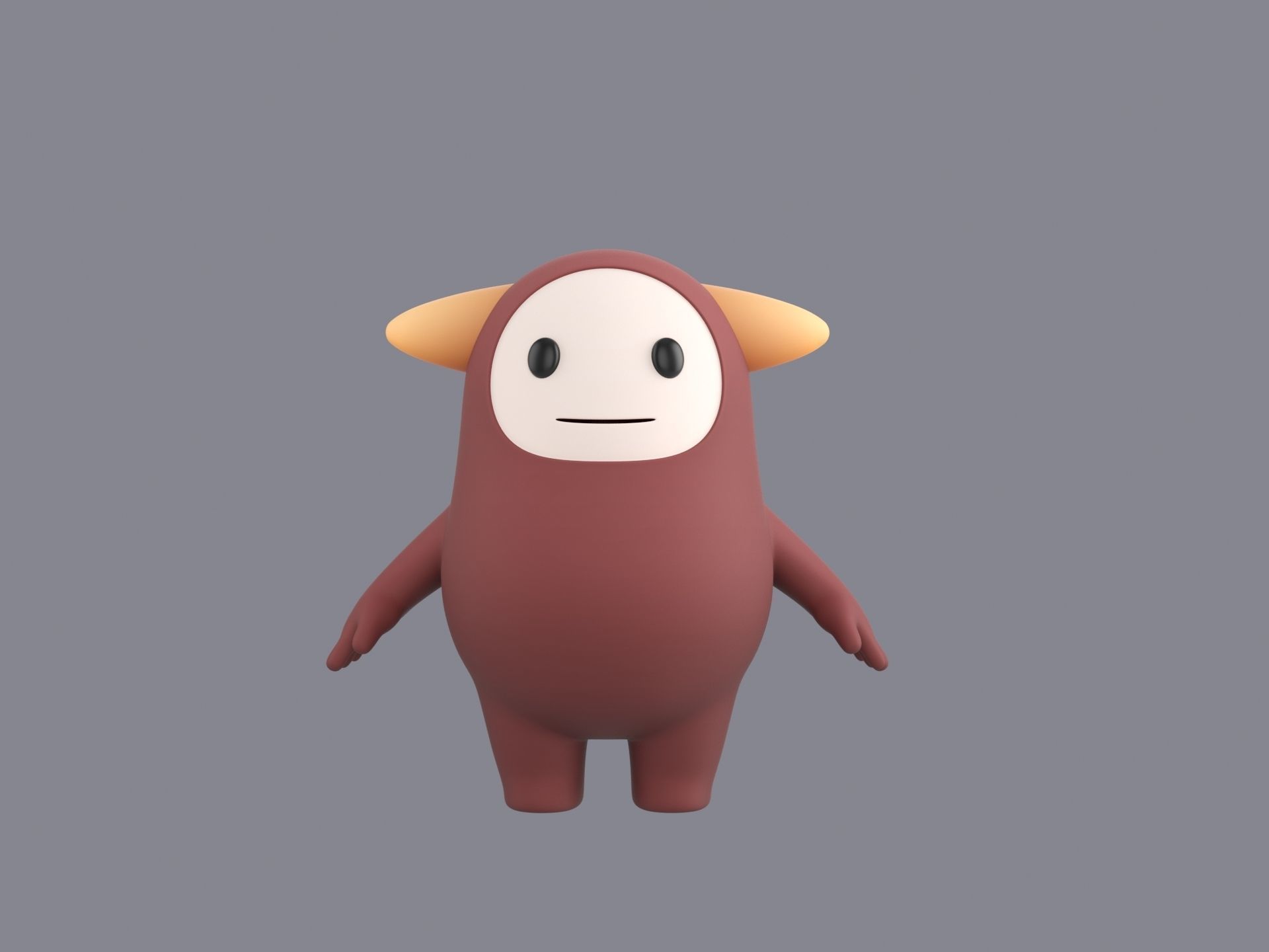 Mascot 017 3D model_1
