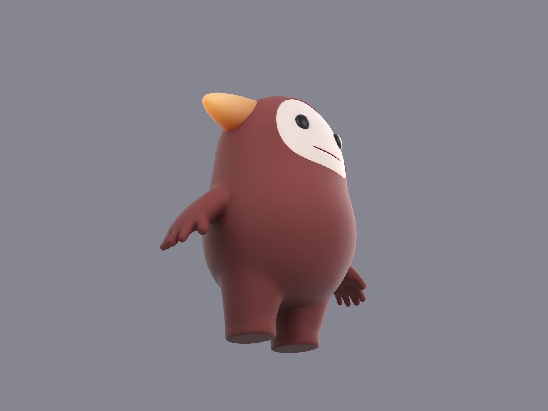 Mascot 017 3D model_2