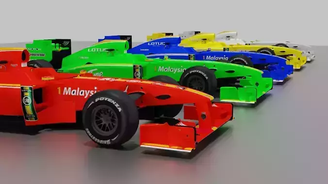 F1 Formula Cars Pack