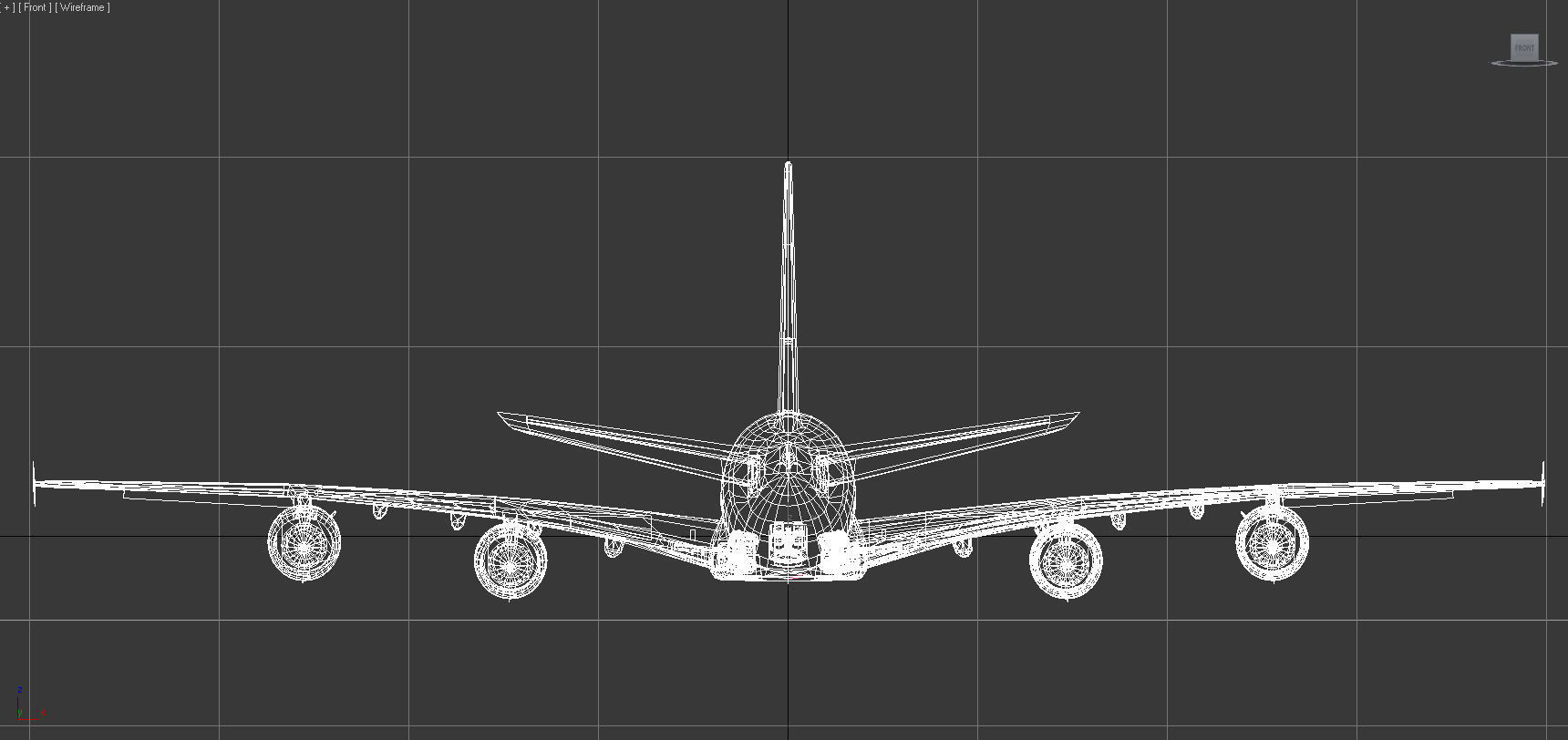 Airbus 380-8 Lufthansa Low-poly 3D model_22