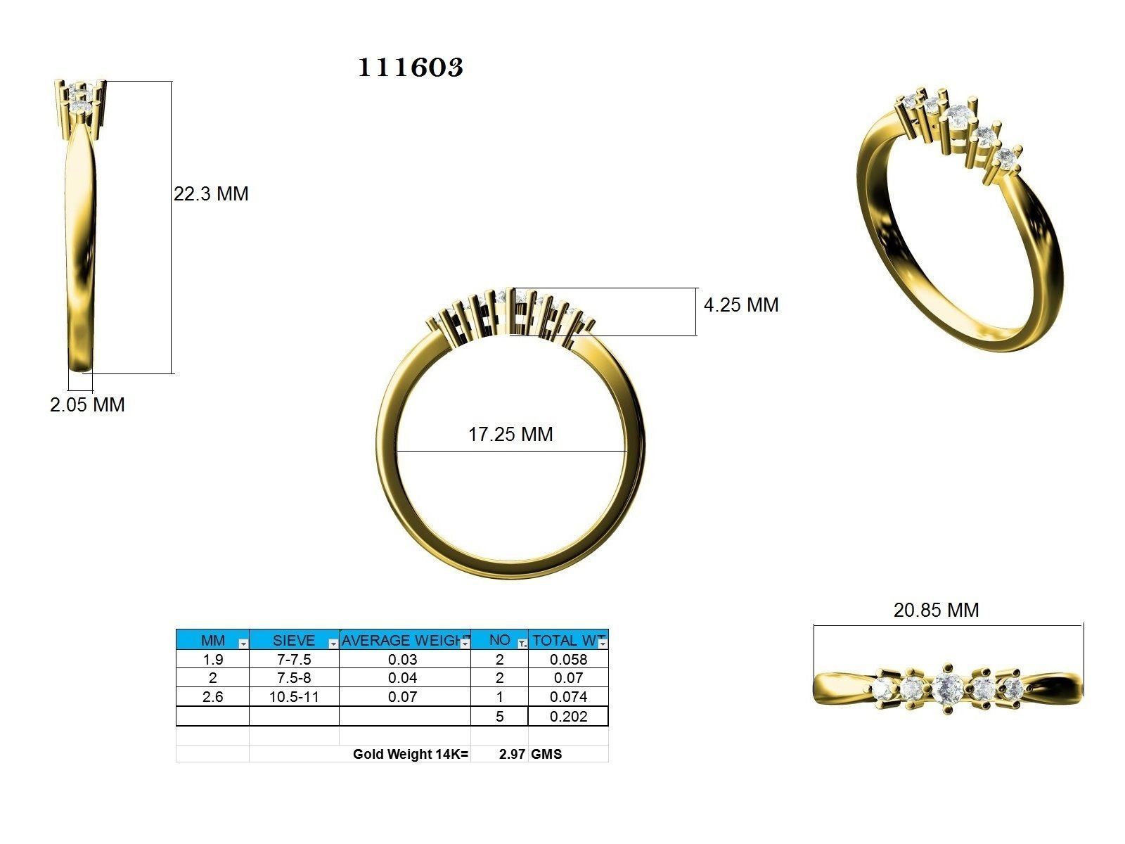 Ring - 111603 3D print model_12