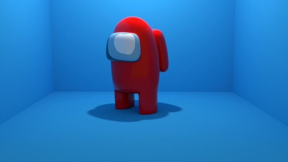 Among Us 3d model Low-poly 3D model_1