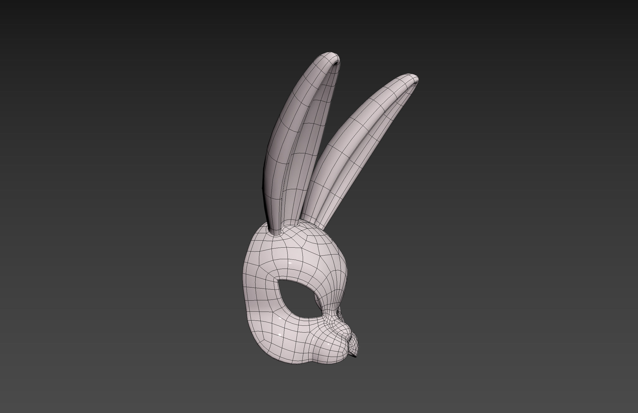 Rabbit Mask 3D model_16