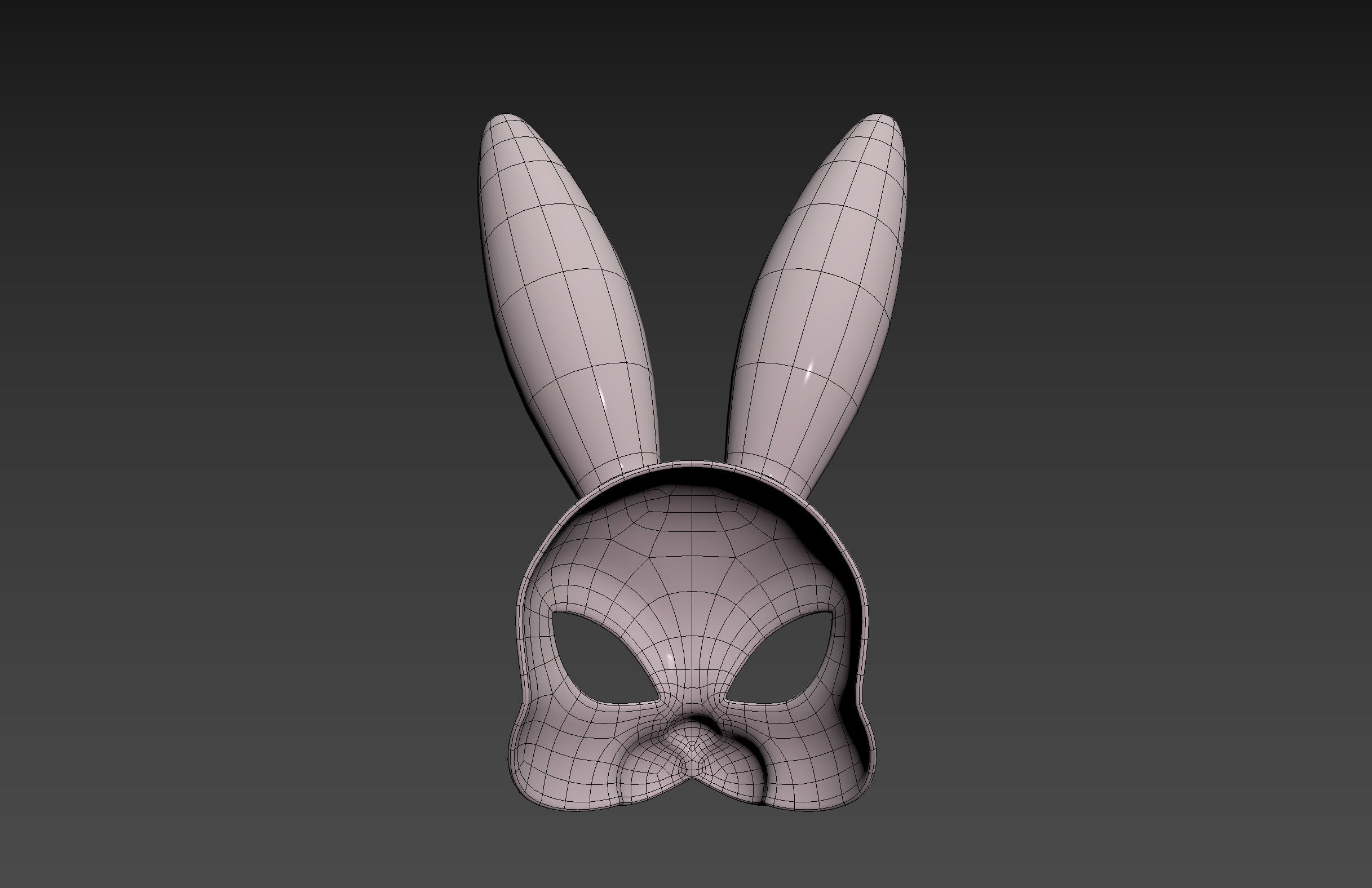 Rabbit Mask 3D model_21