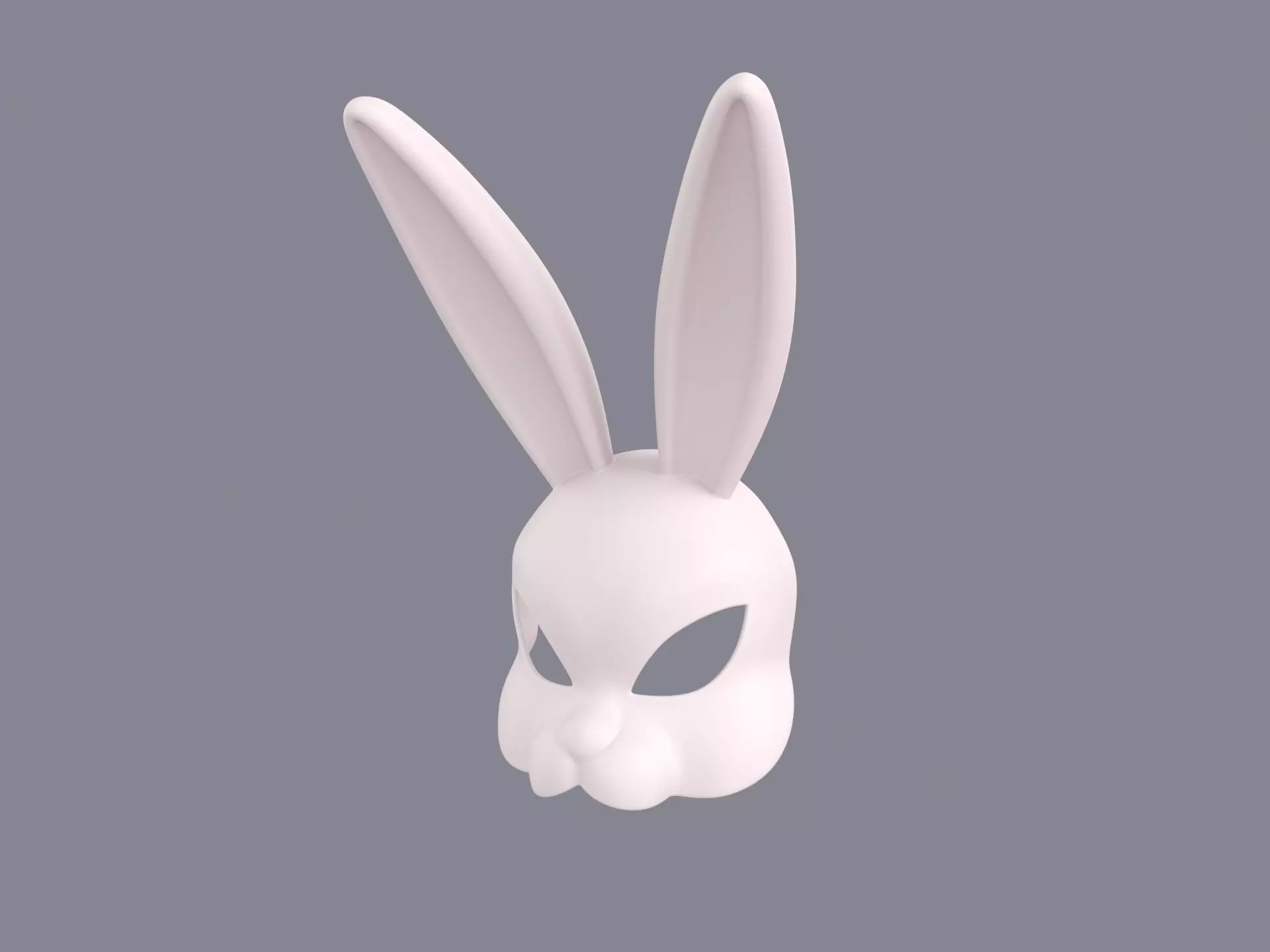 Rabbit Mask 3D model_0