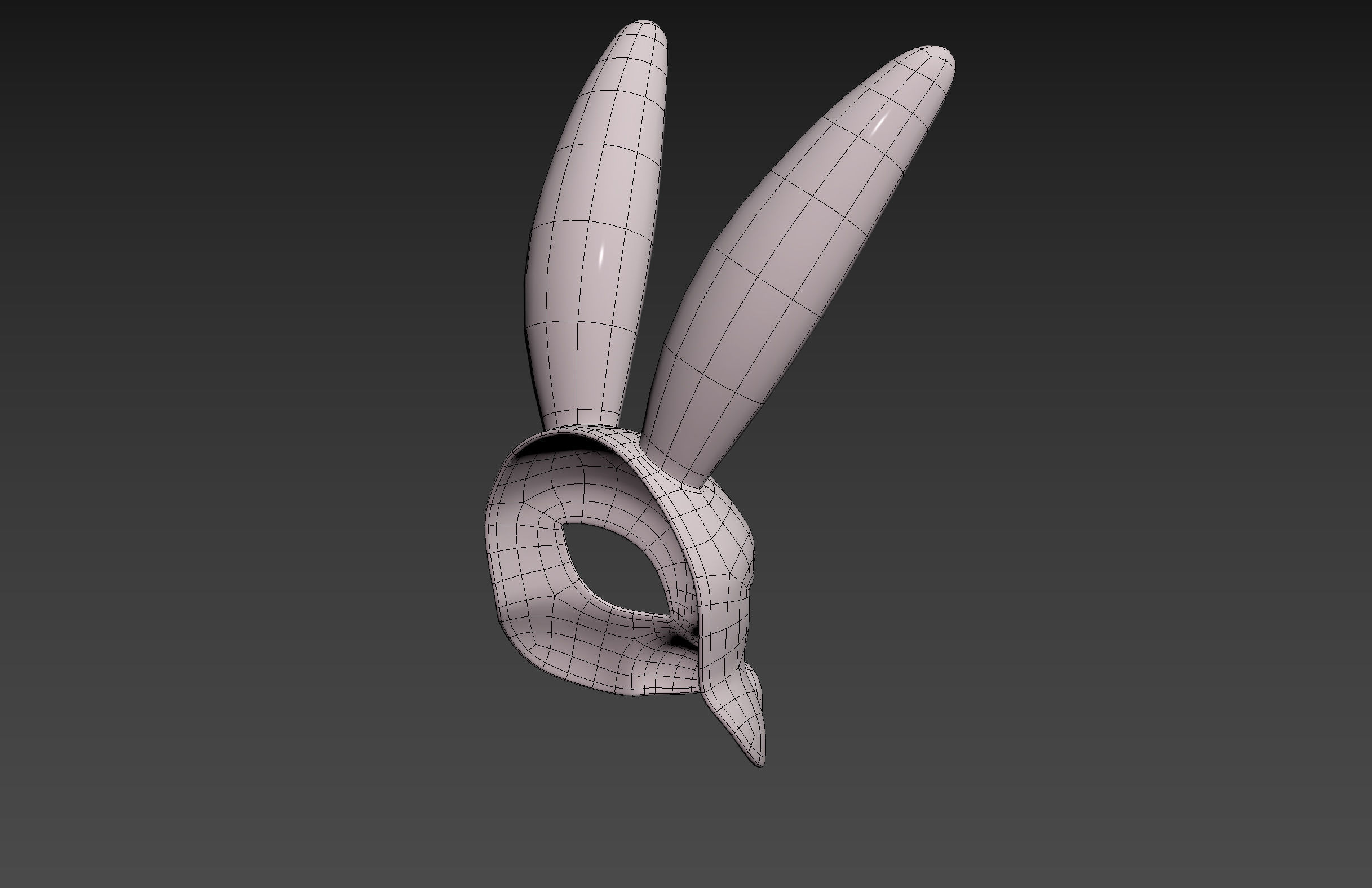 Rabbit Mask 3D model_19
