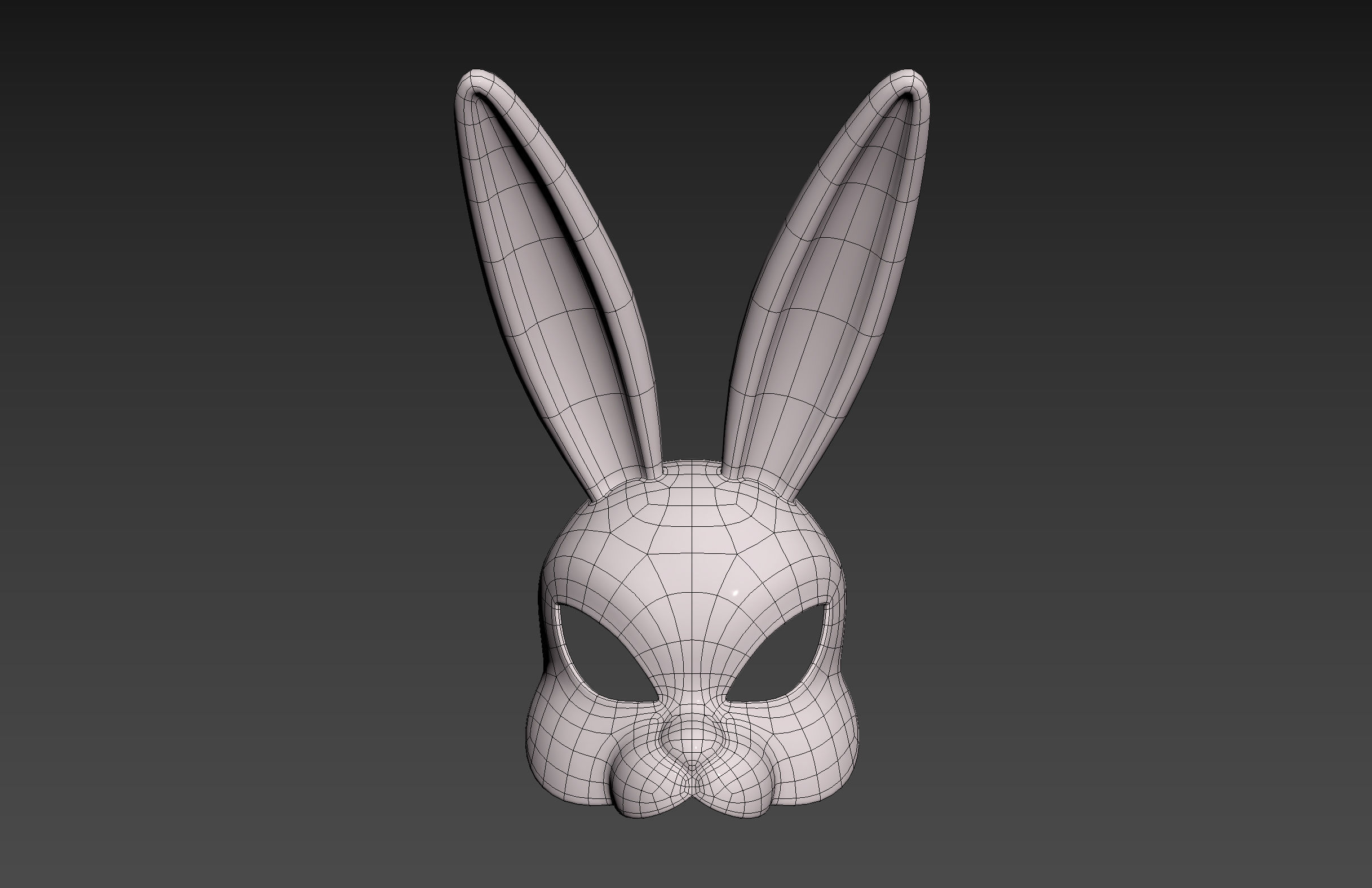 Rabbit Mask 3D model_15