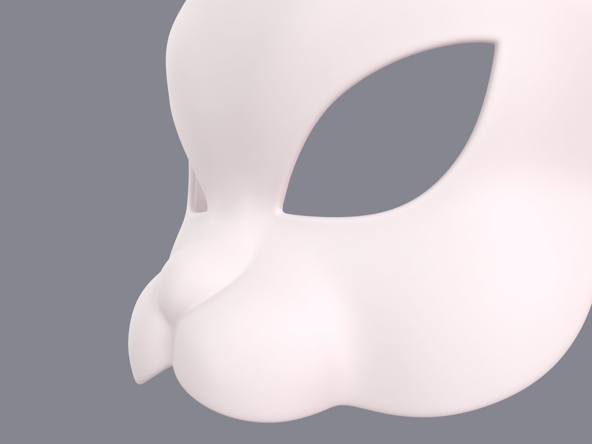 Rabbit Mask 3D model_10