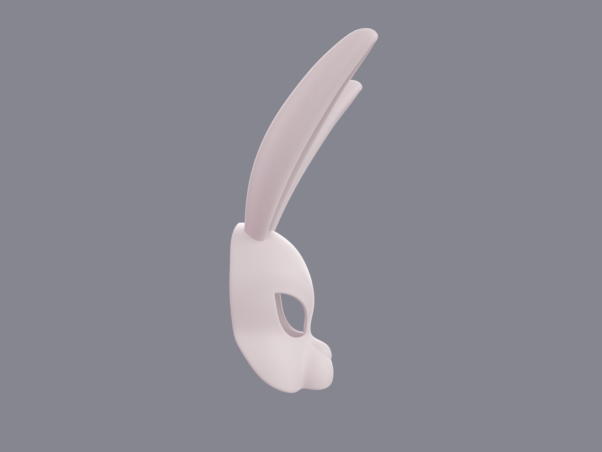 Rabbit Mask 3D model_5