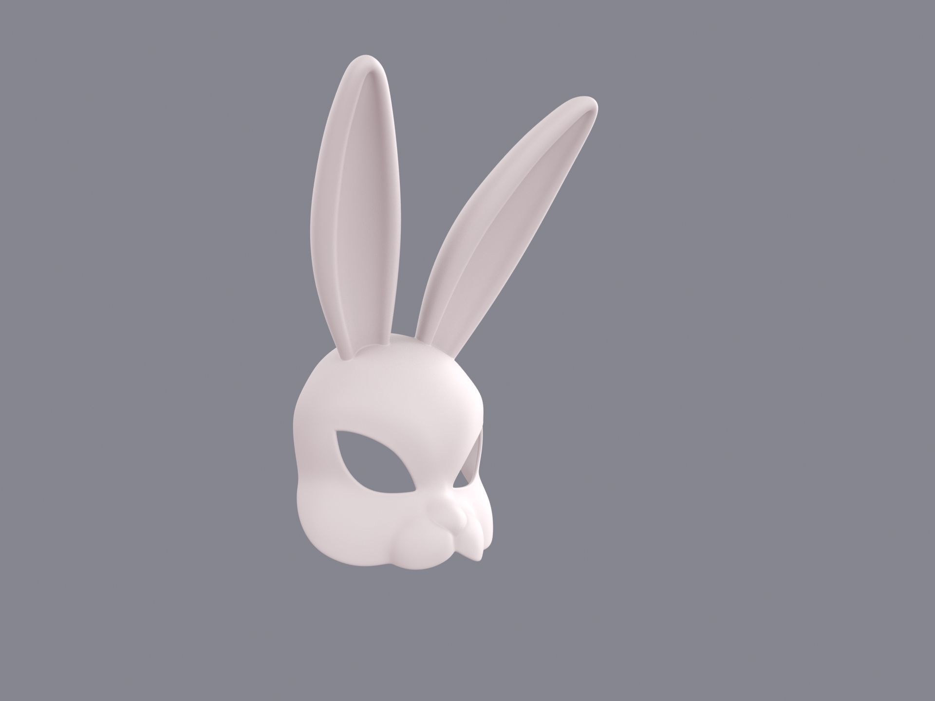 Rabbit Mask 3D model_4