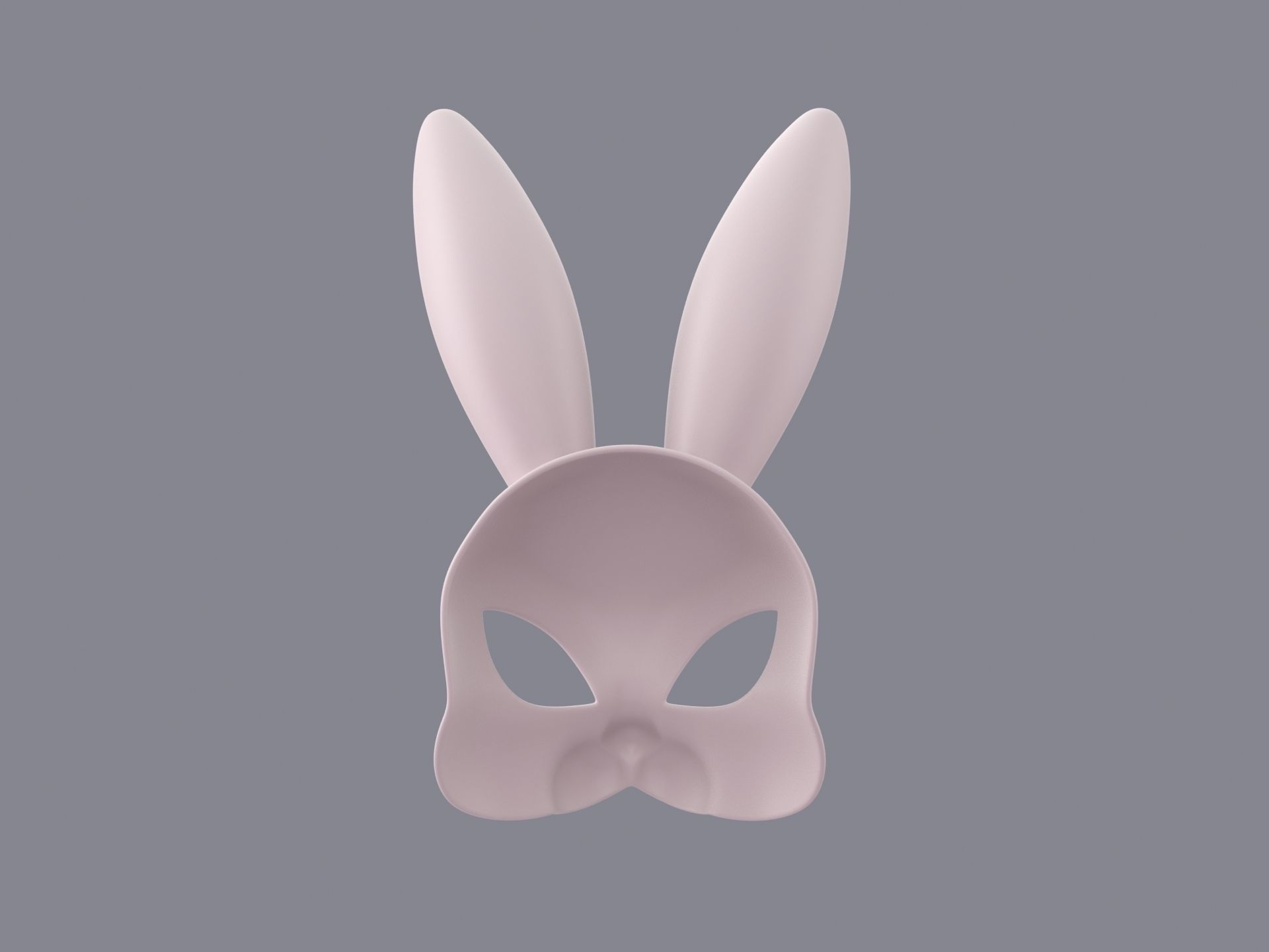 Rabbit Mask 3D model_7