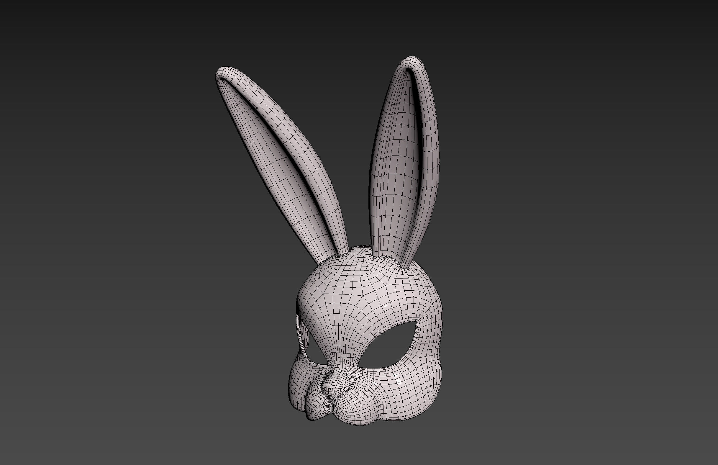 Rabbit Mask 3D model_14