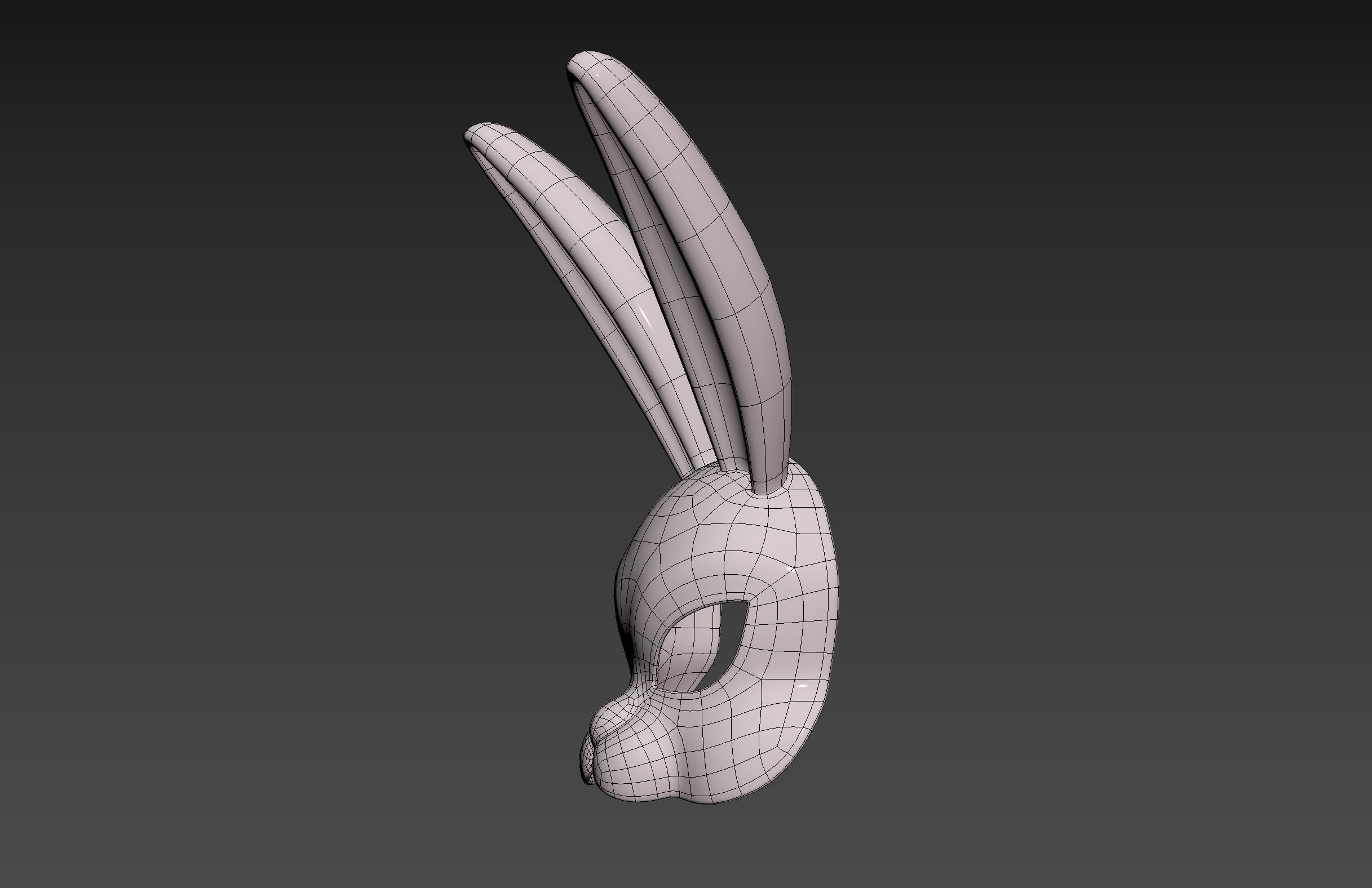 Rabbit Mask 3D model_23
