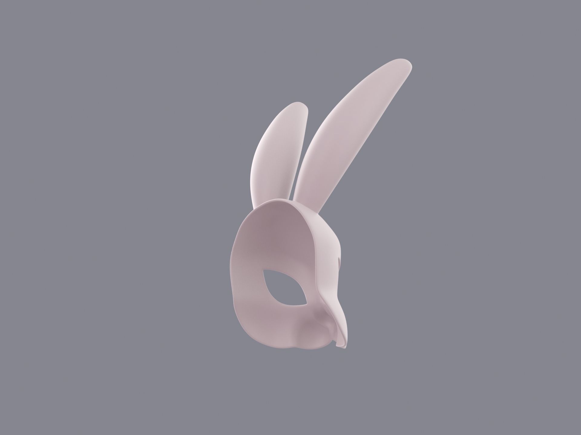 Rabbit Mask 3D model_6