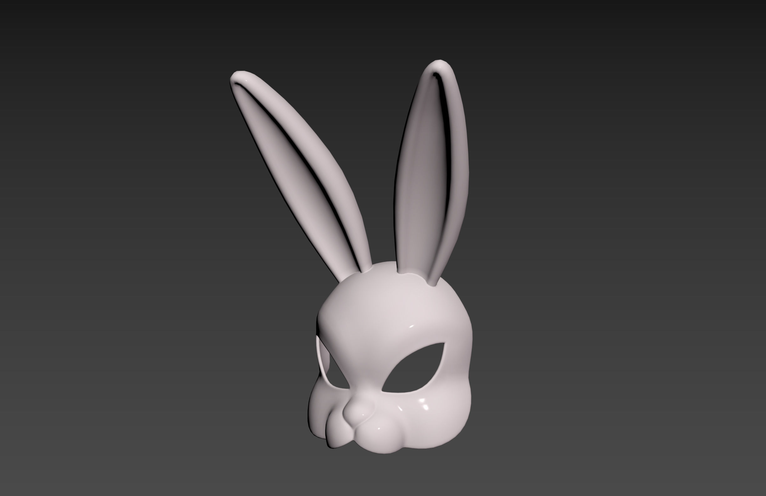 Rabbit Mask 3D model_12