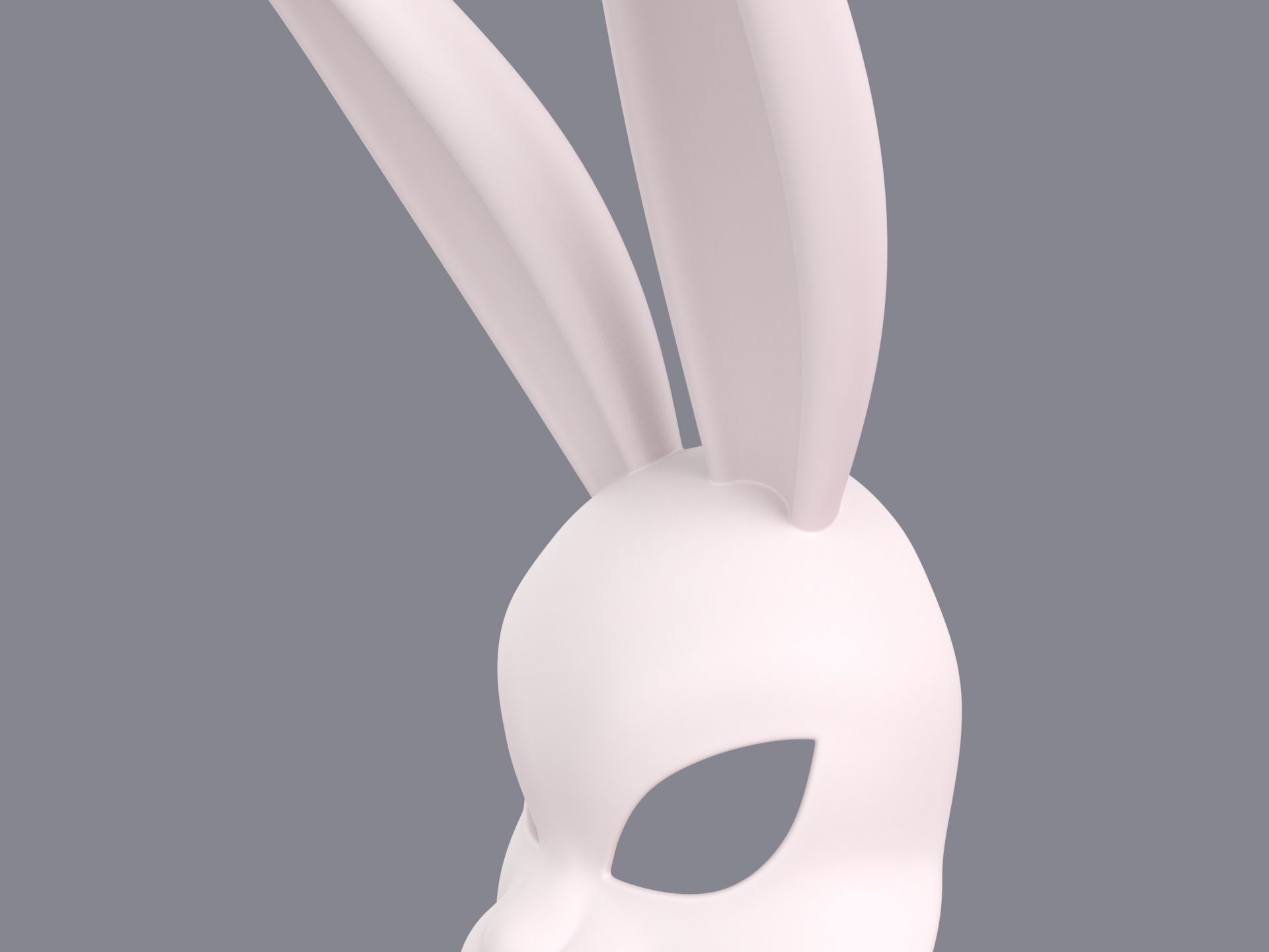 Rabbit Mask 3D model_11