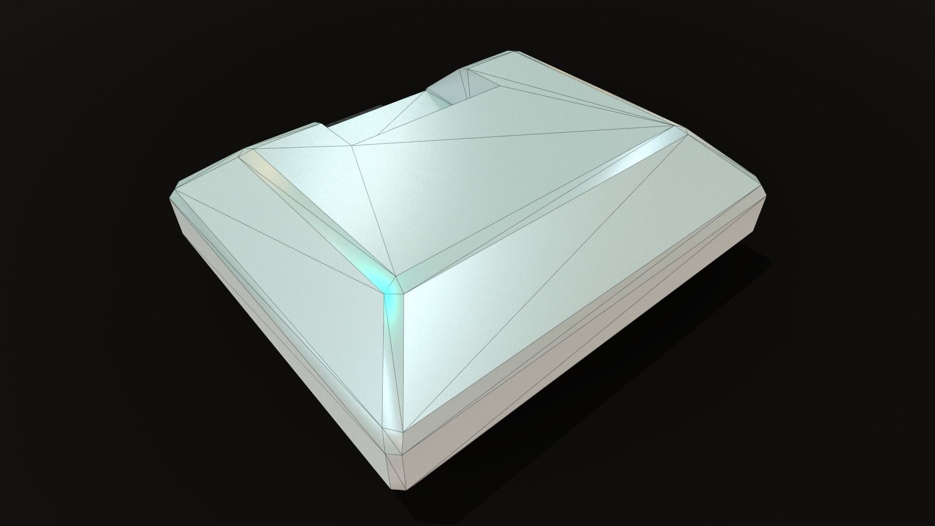 Sci-Fi First Aid Kit Medi Pack Low-poly 3D model_9