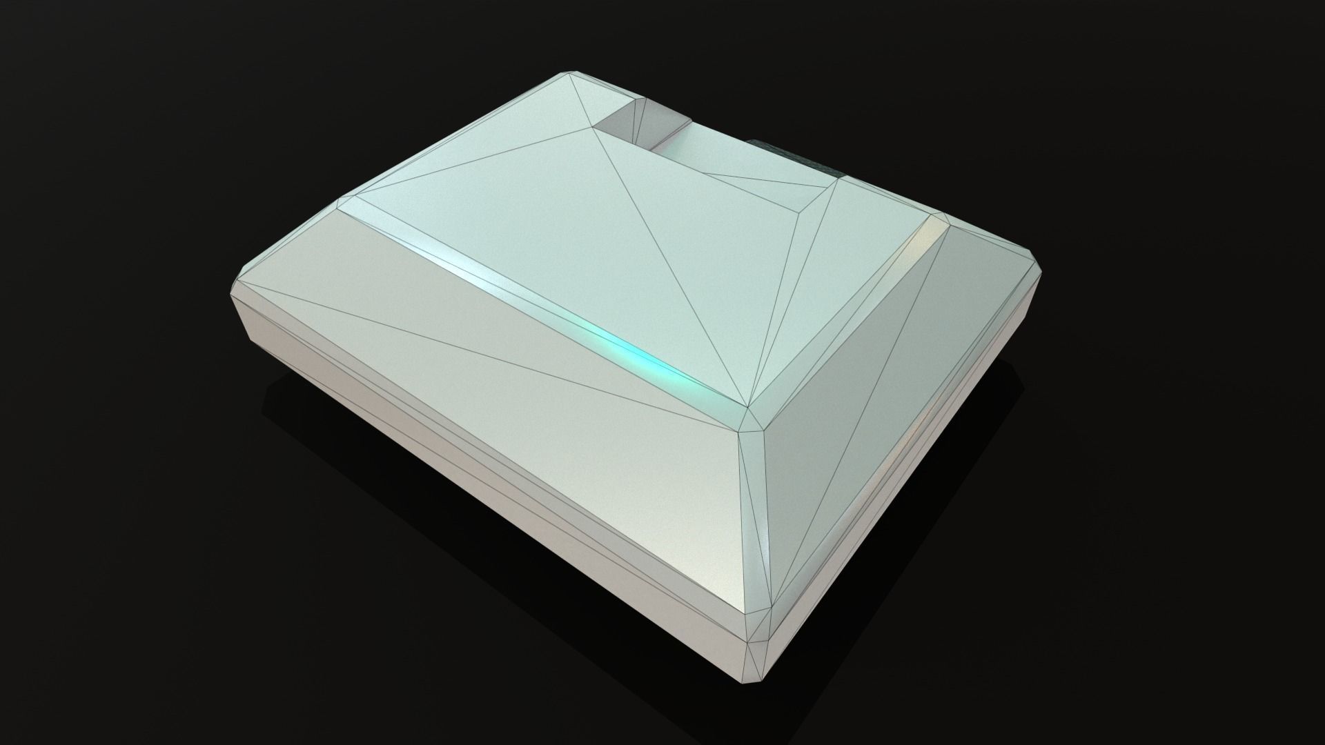 Sci-Fi First Aid Kit Medi Pack Low-poly 3D model_6