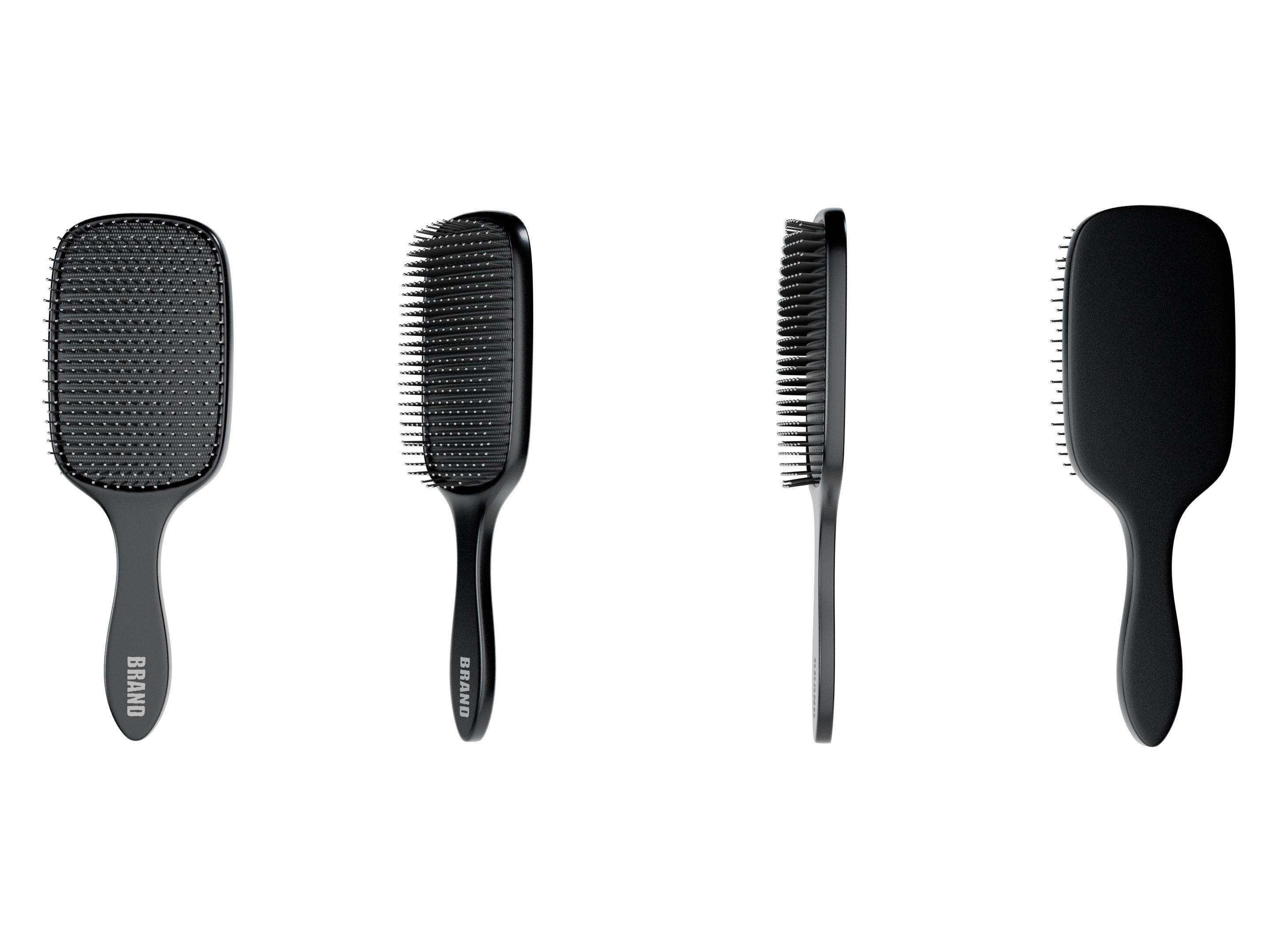 Hair Brush  3D model_1
