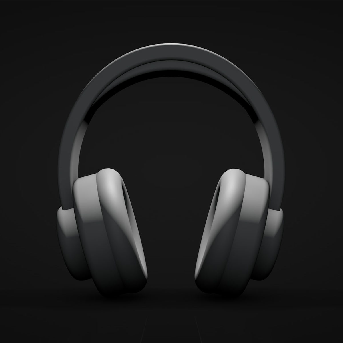 Headphone headphones 3D model_3