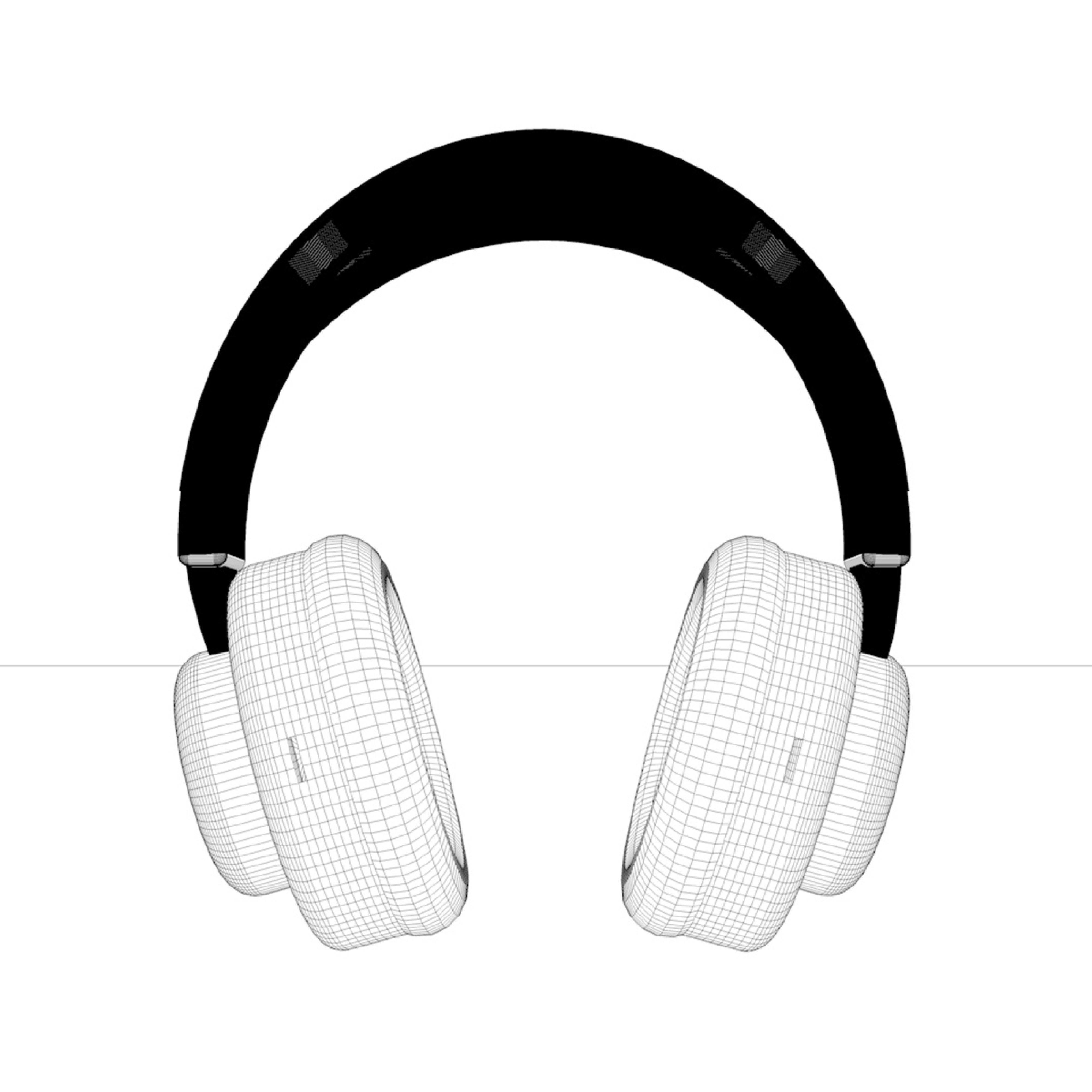 Headphone headphones 3D model_5