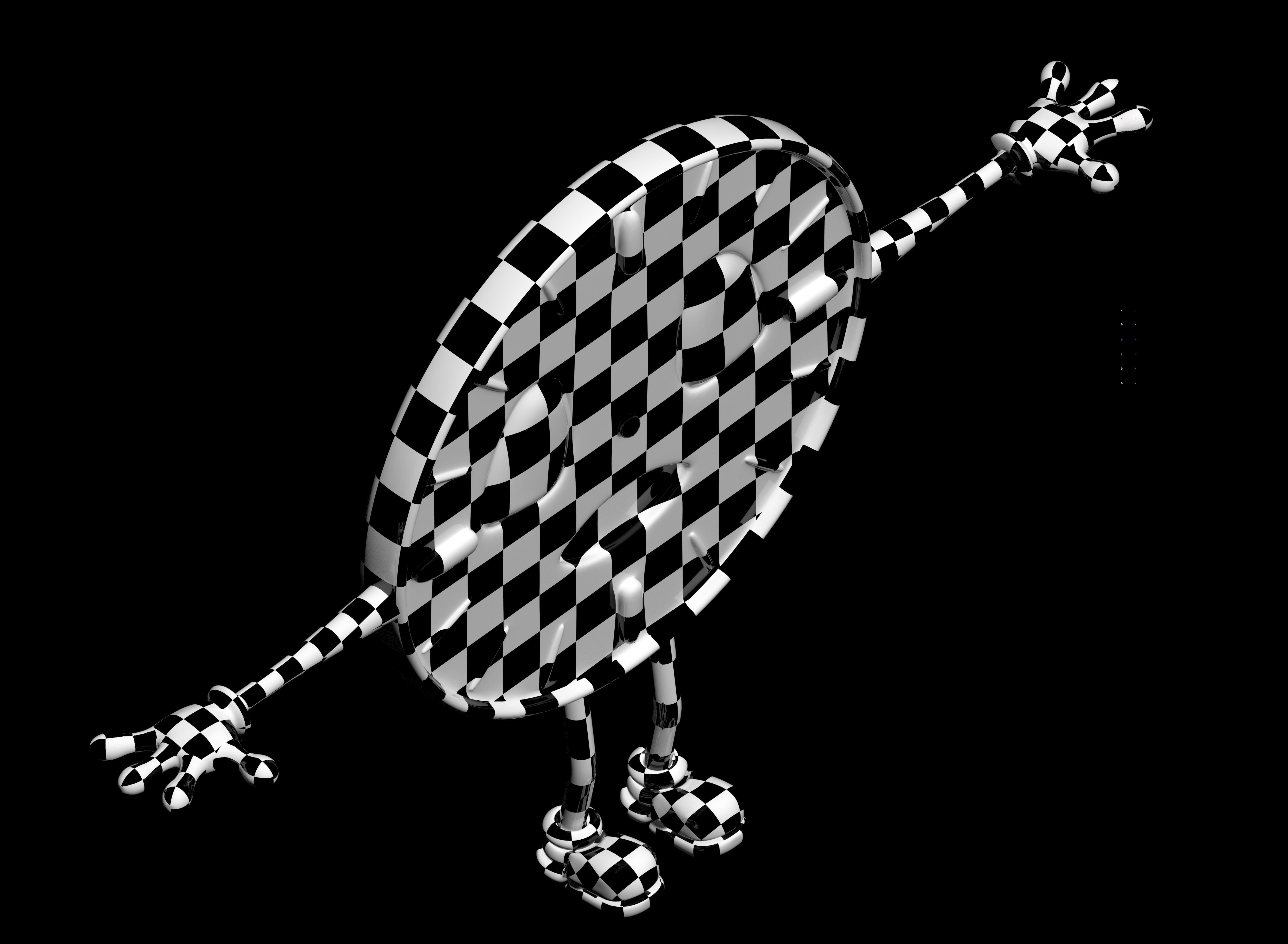 Miss Minutes TVA 3D model_7