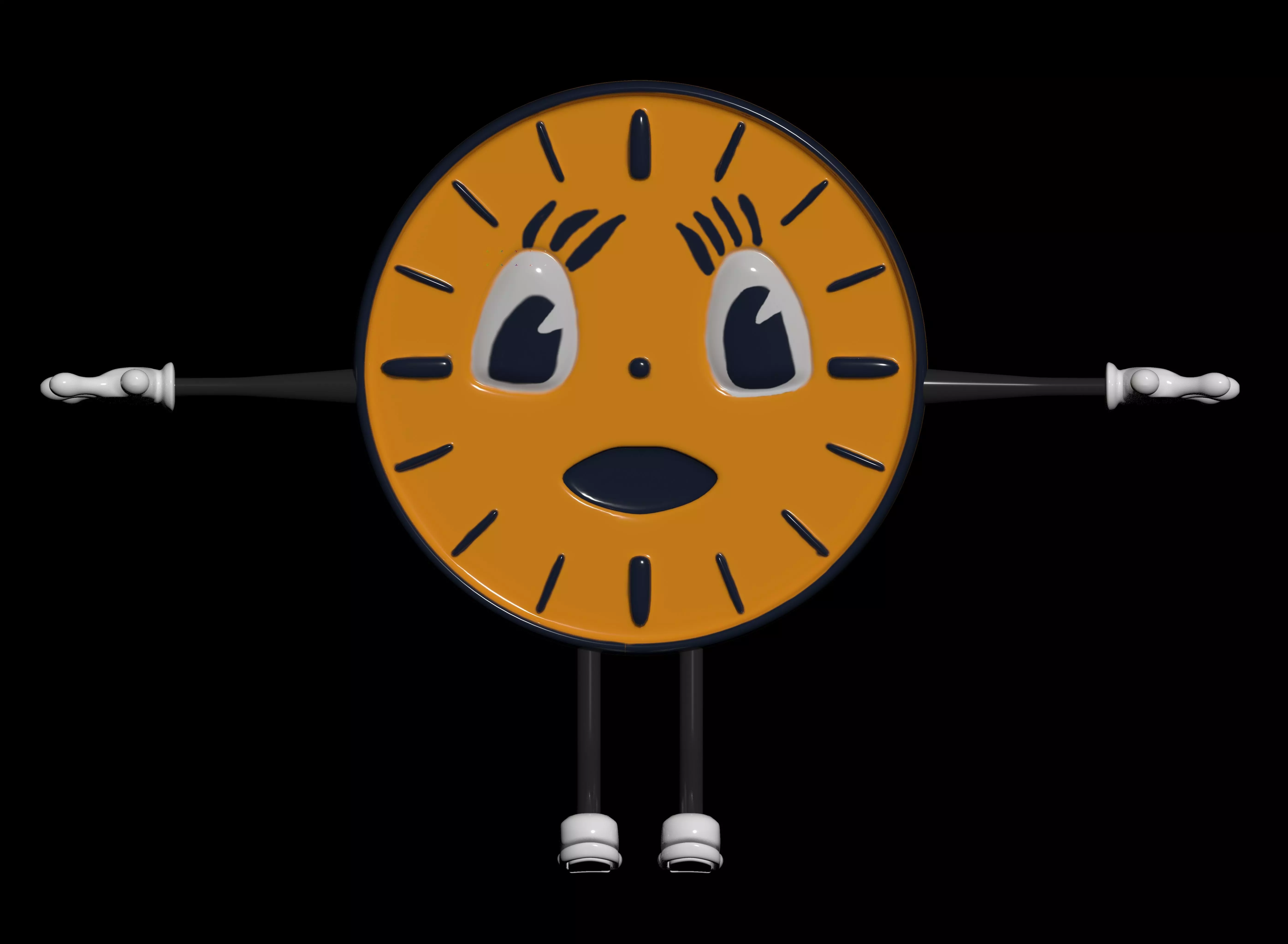 Miss Minutes TVA 3D model_0