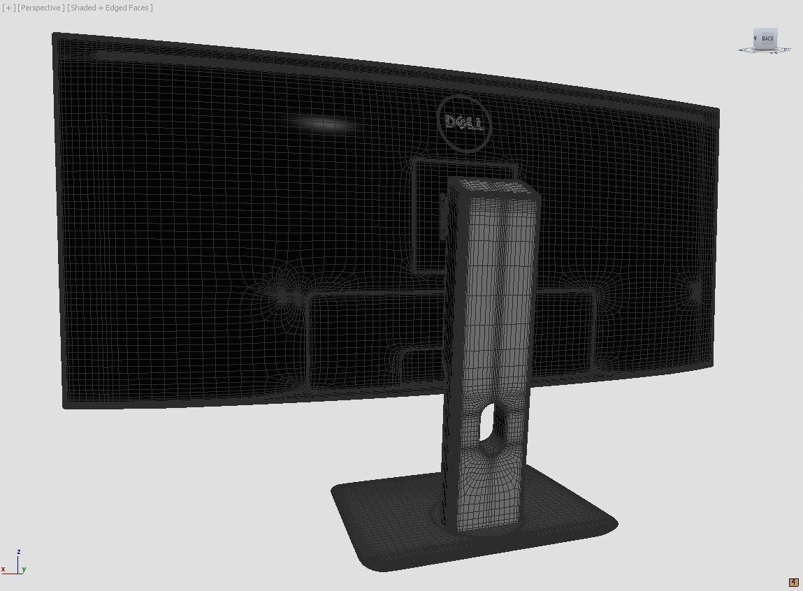 Dell U3415W 3D model_10