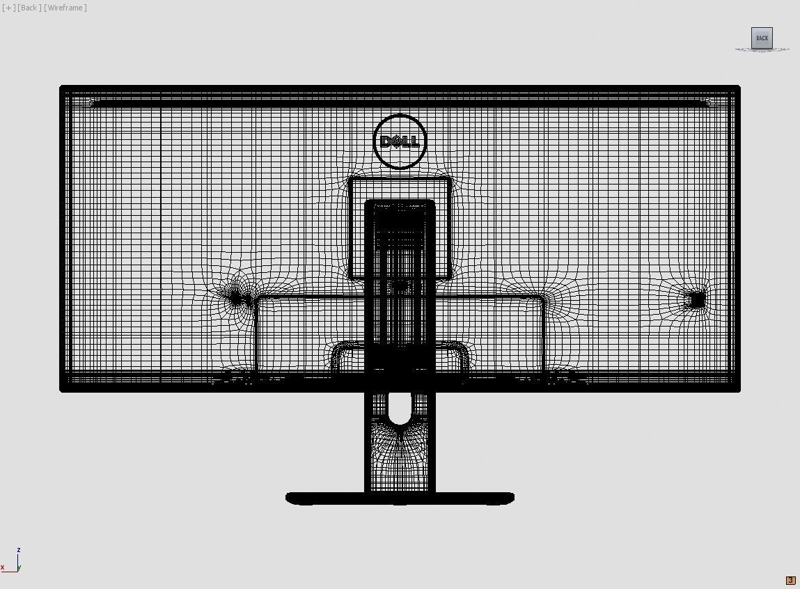 Dell U3415W 3D model_9