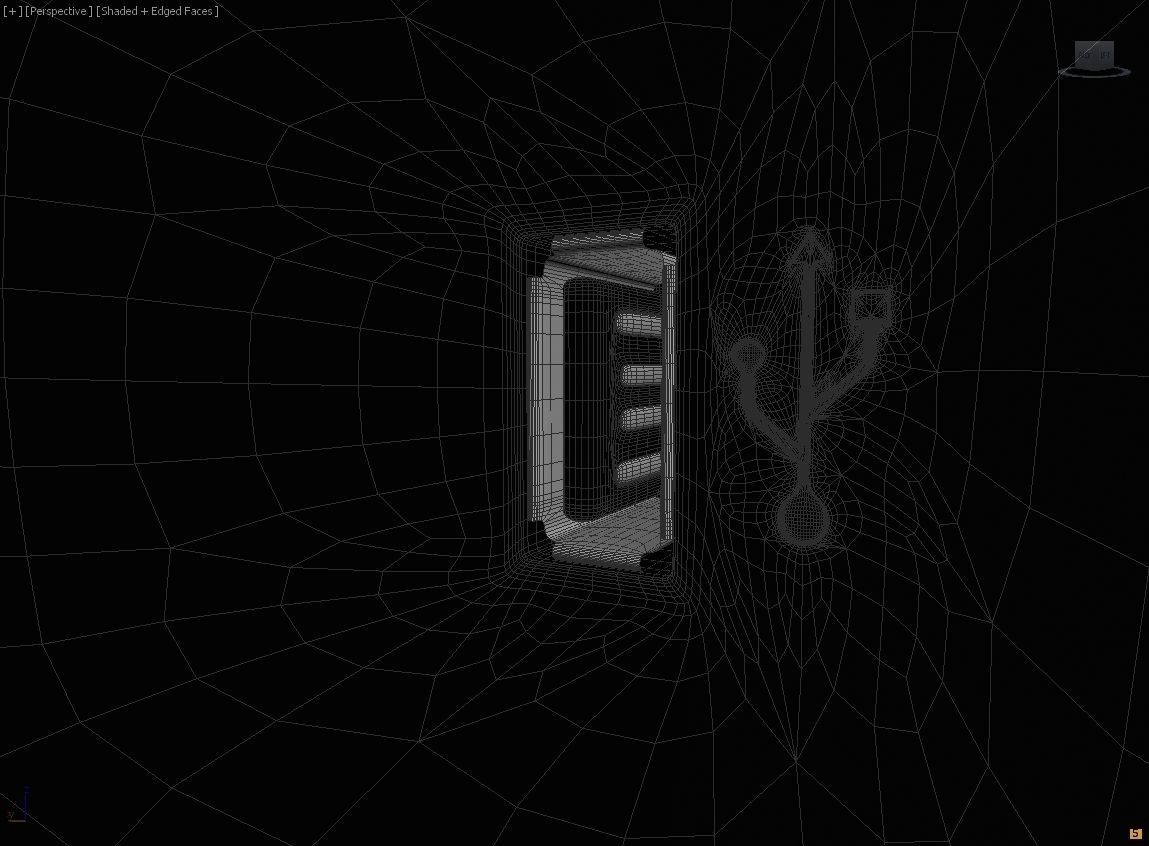 Dell U3415W 3D model_13