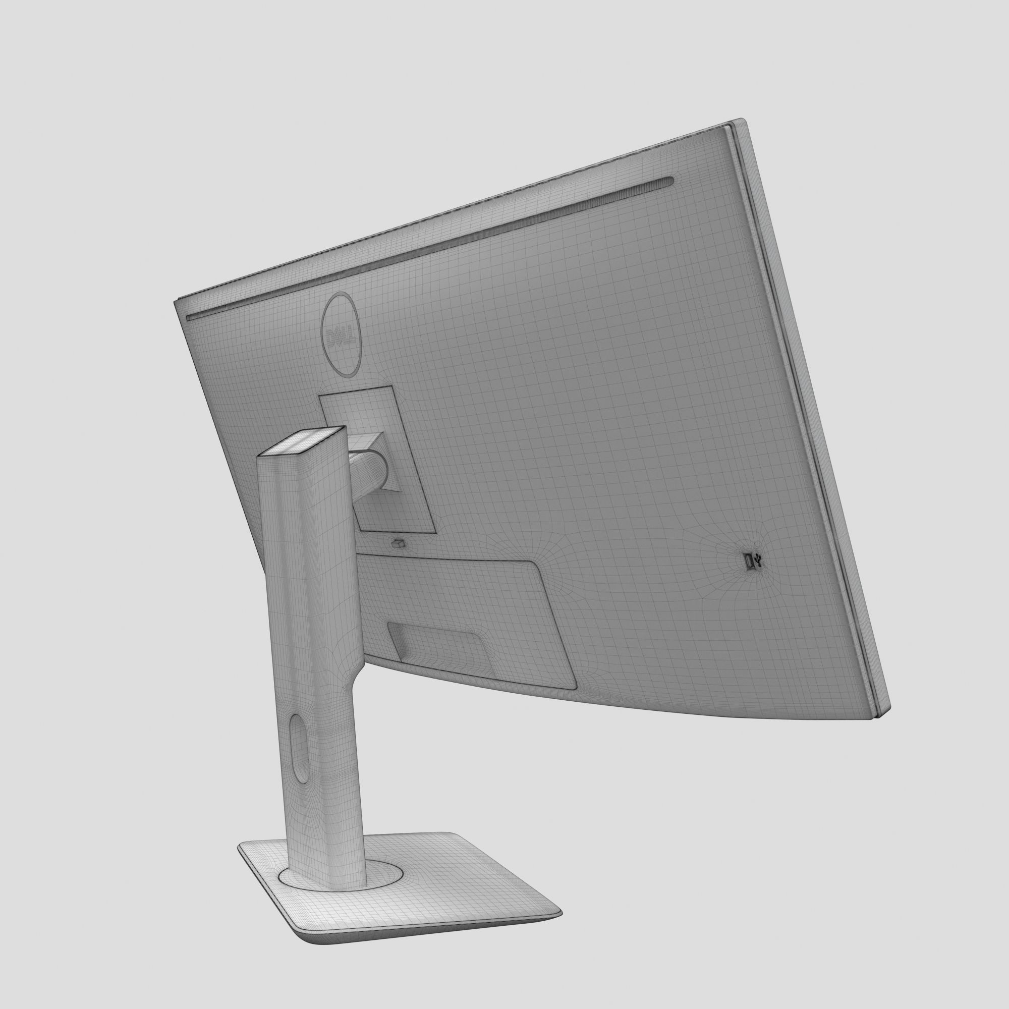 Dell U3415W 3D model_14