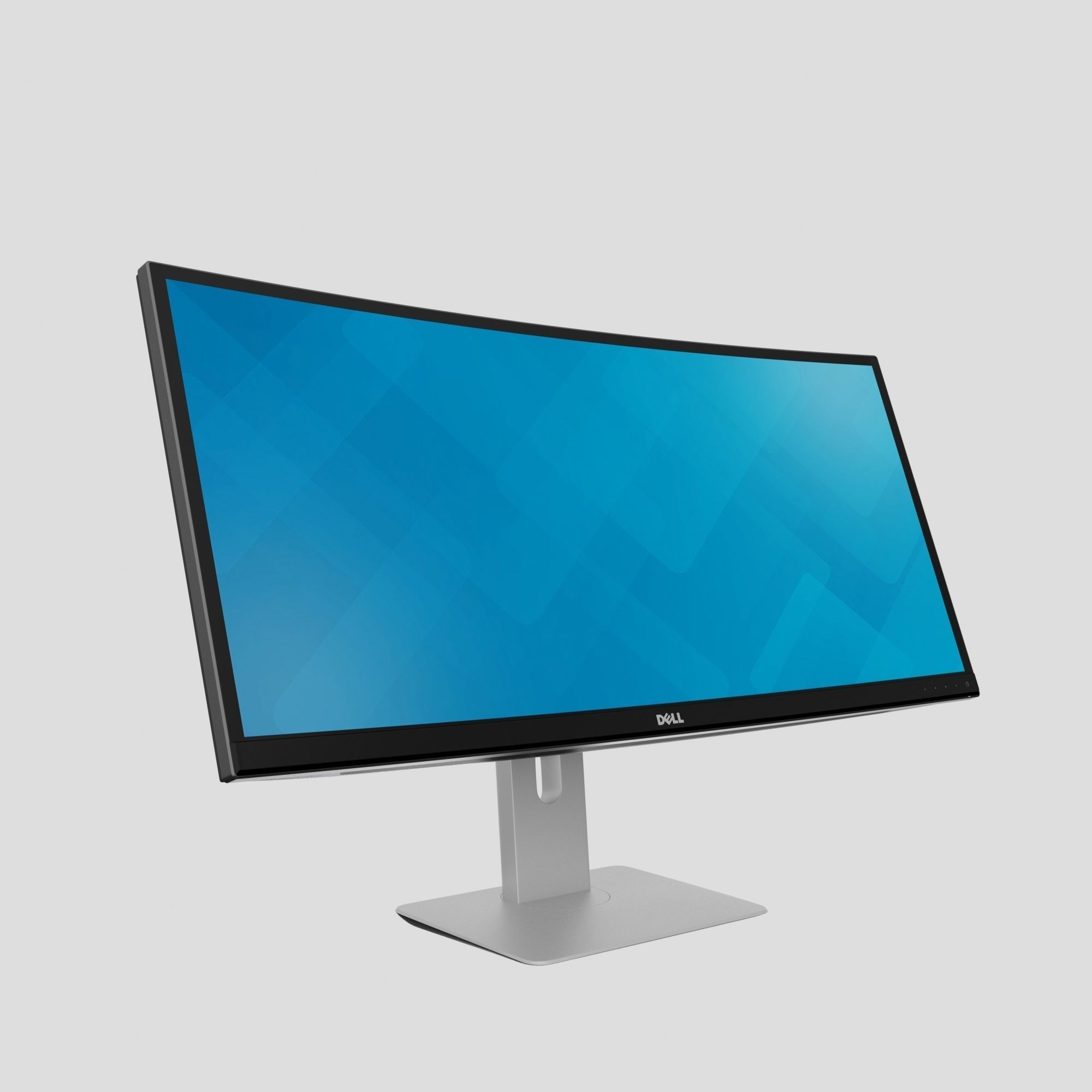 Dell U3415W 3D model_5