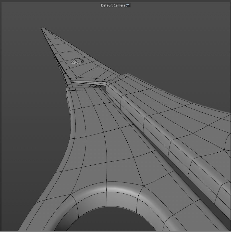 Scissors 3D model pair of Free low-poly 3D model_8