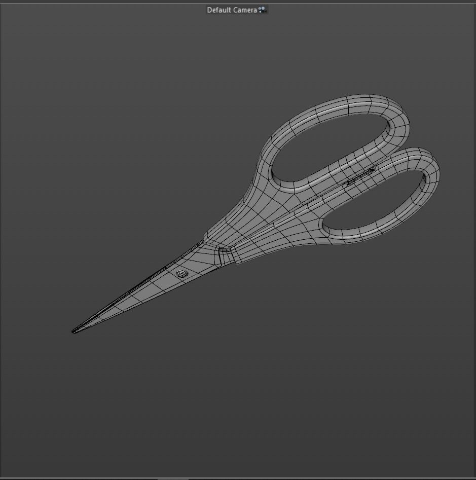 Scissors 3D model pair of Free low-poly 3D model_10