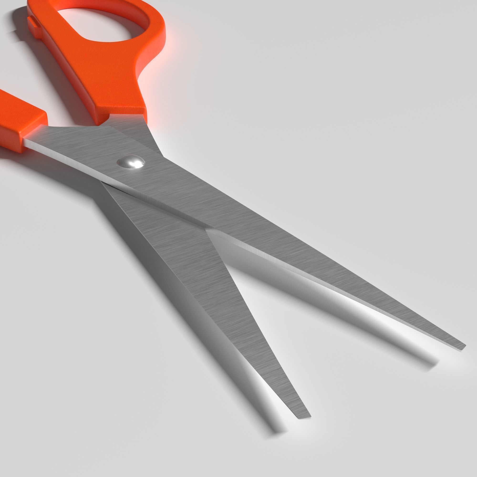 Scissors 3D model pair of Free low-poly 3D model_3