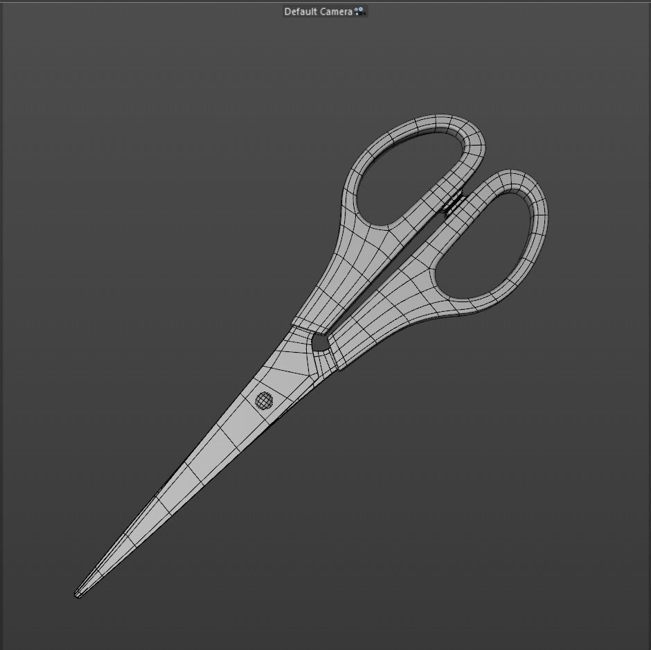 Scissors 3D model pair of Free low-poly 3D model_6