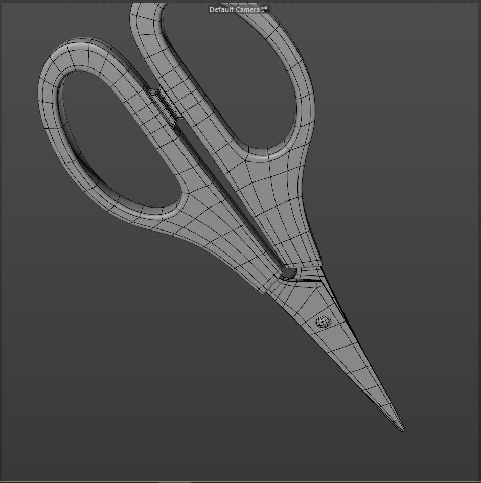 Scissors 3D model pair of Free low-poly 3D model_11