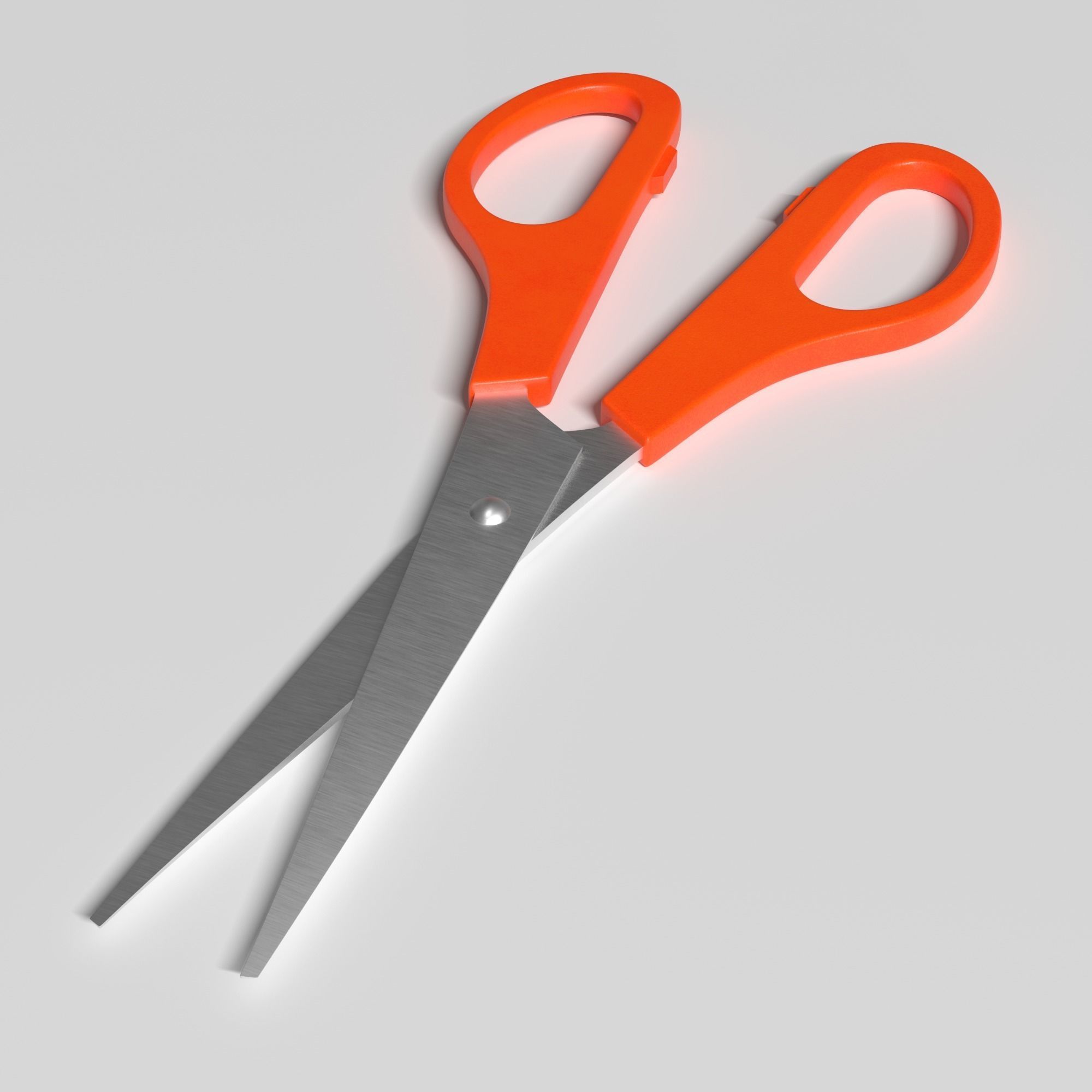 Scissors 3D model pair of Free low-poly 3D model_2