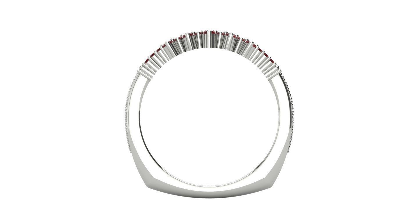 Row ring 3D print model_2