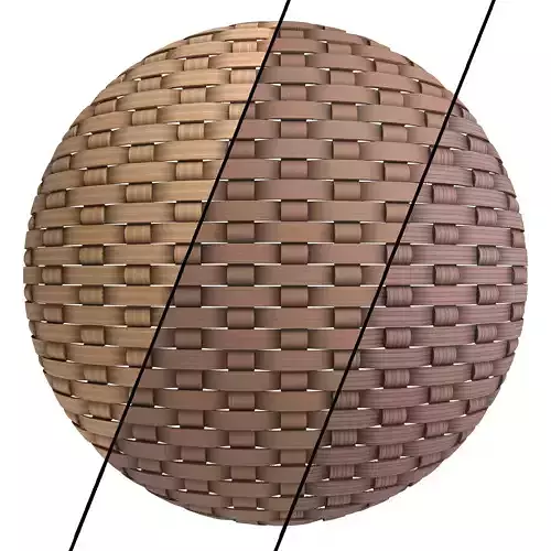 Wicker materials 15- PBR 4k by Sbsar