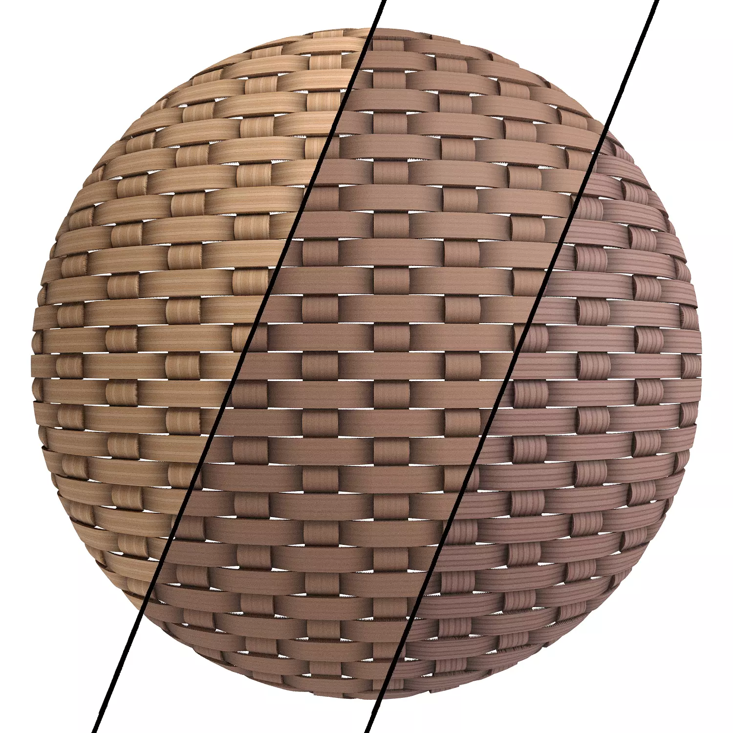 Wicker materials 15- PBR 4k by Sbsar Texture