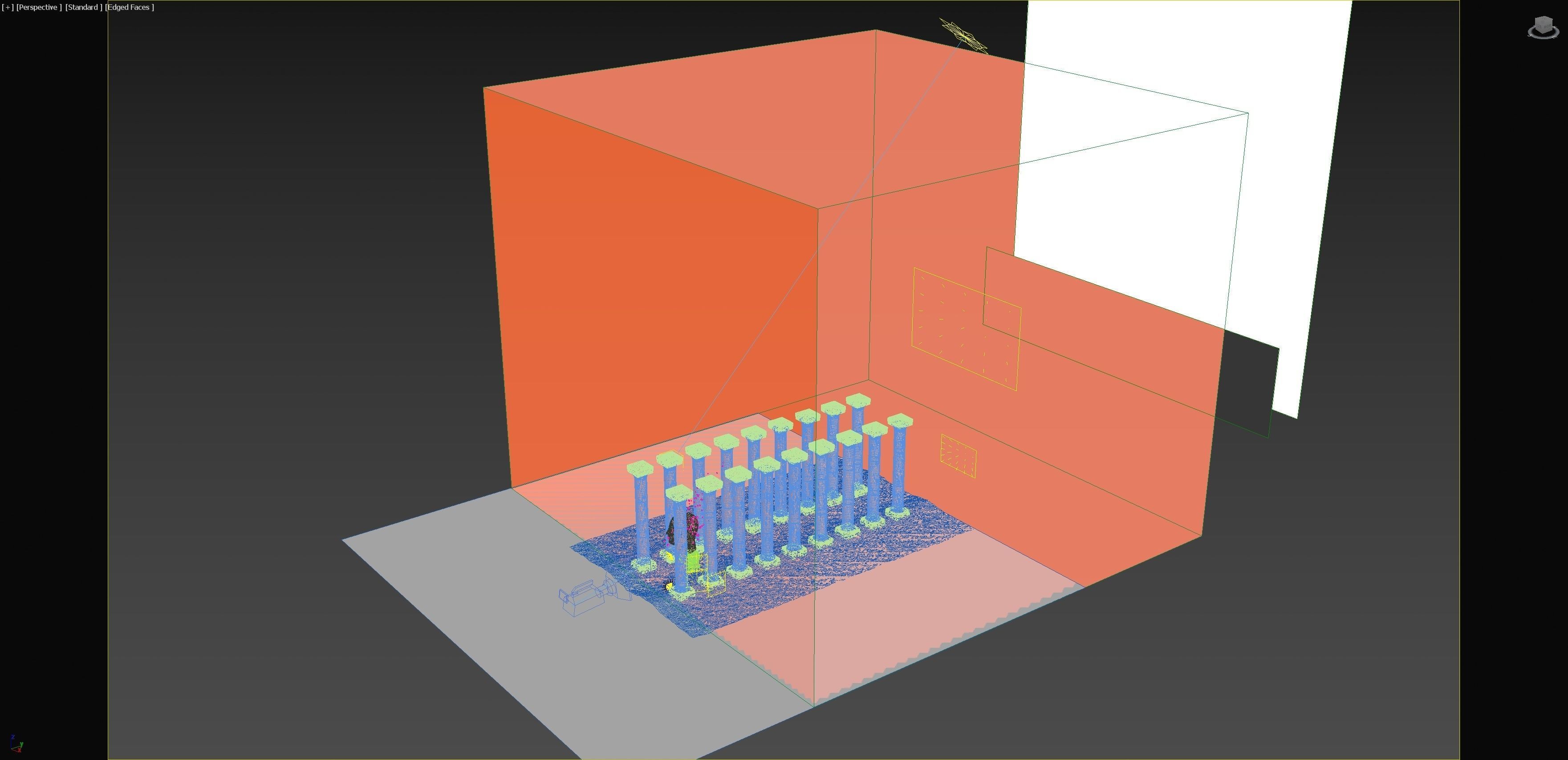Sci-Fi art In shadow of the broken colossus 3D model_7