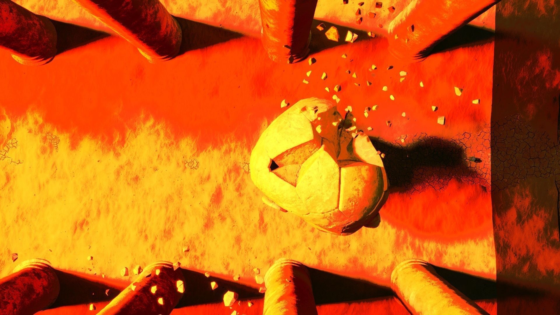 Sci-Fi art In shadow of the broken colossus 3D model_3