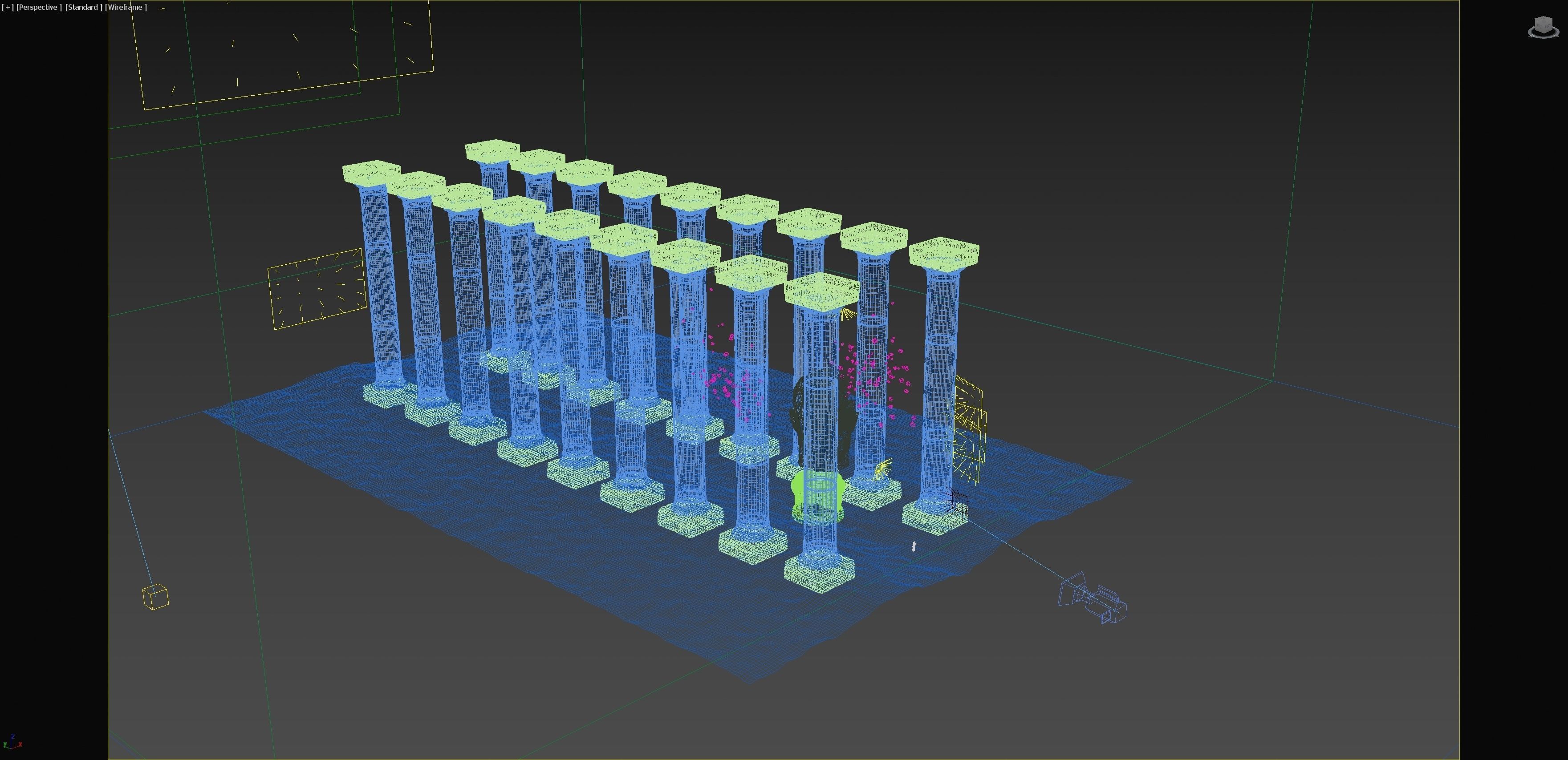 Sci-Fi art In shadow of the broken colossus 3D model_6