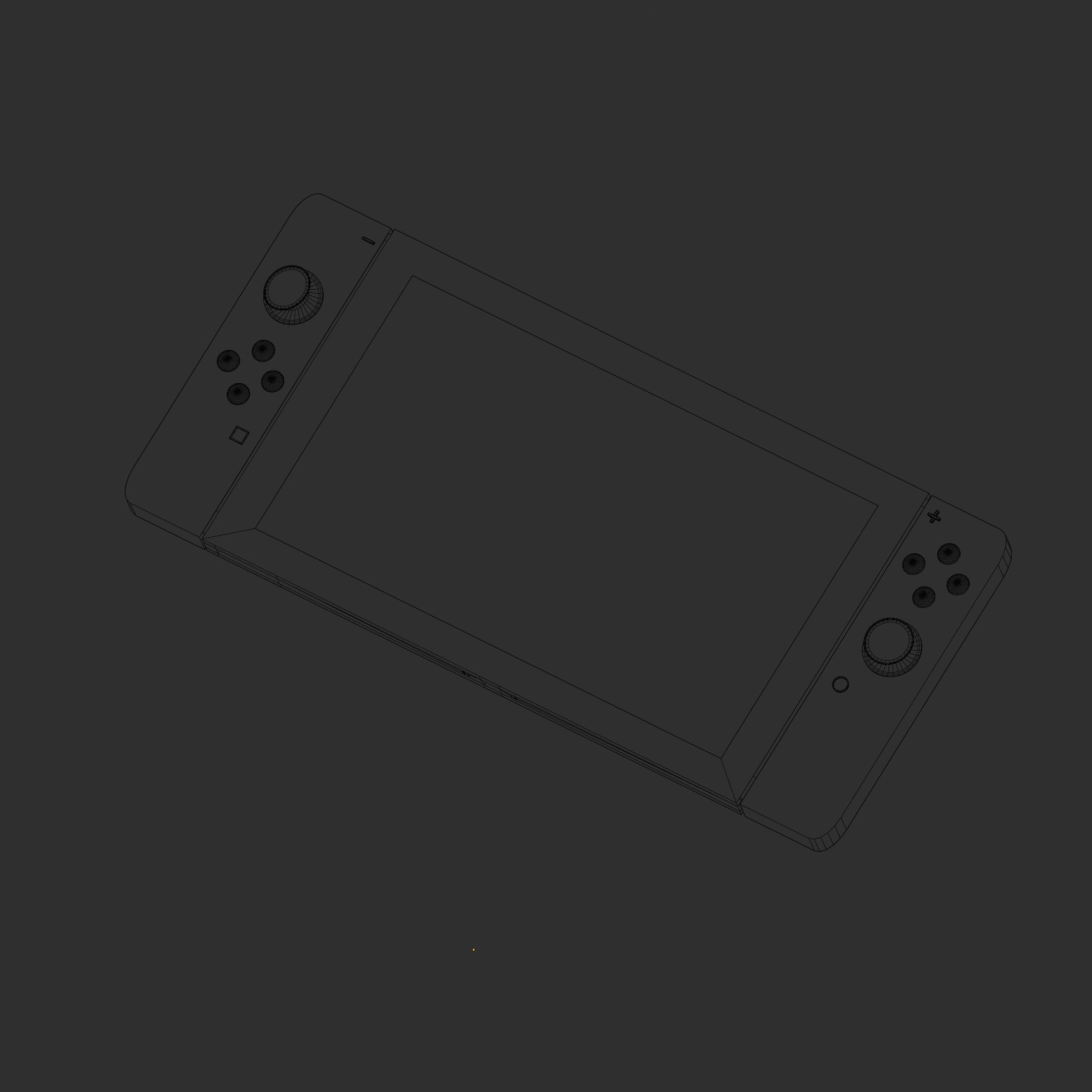 Nintendo Switch Free low-poly 3D model_1